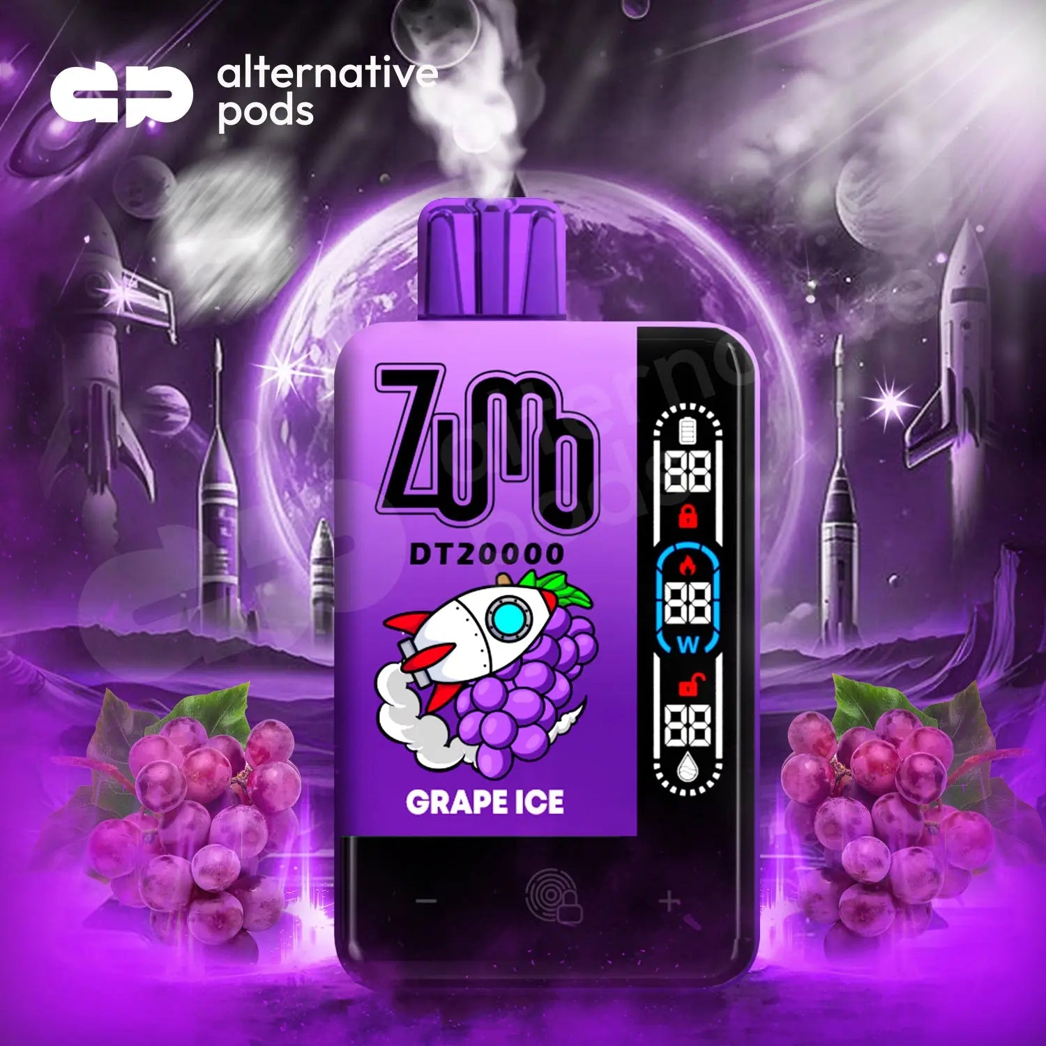 ZUMO DT20000 Disposable - Grape Ice 