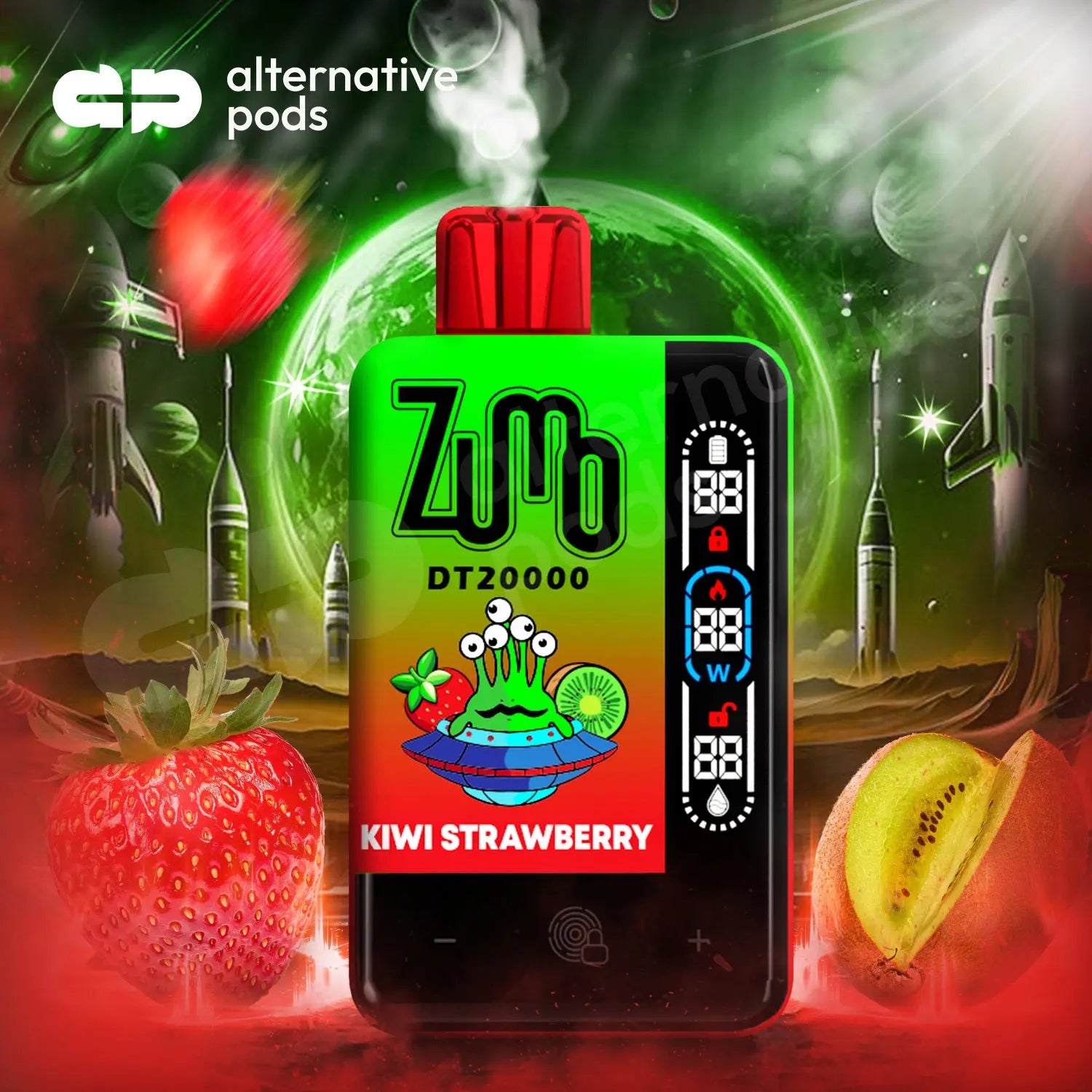 ZUMO DT20000 Disposable - Kiwi Strawberry 