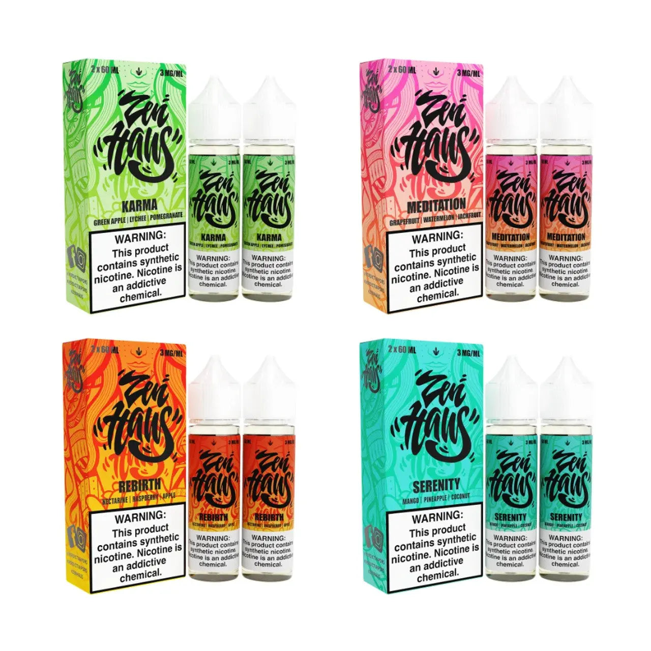 Zen Haus Series E-Liquid 120ML - Alternative pods | Online Vape & Smoke Shop