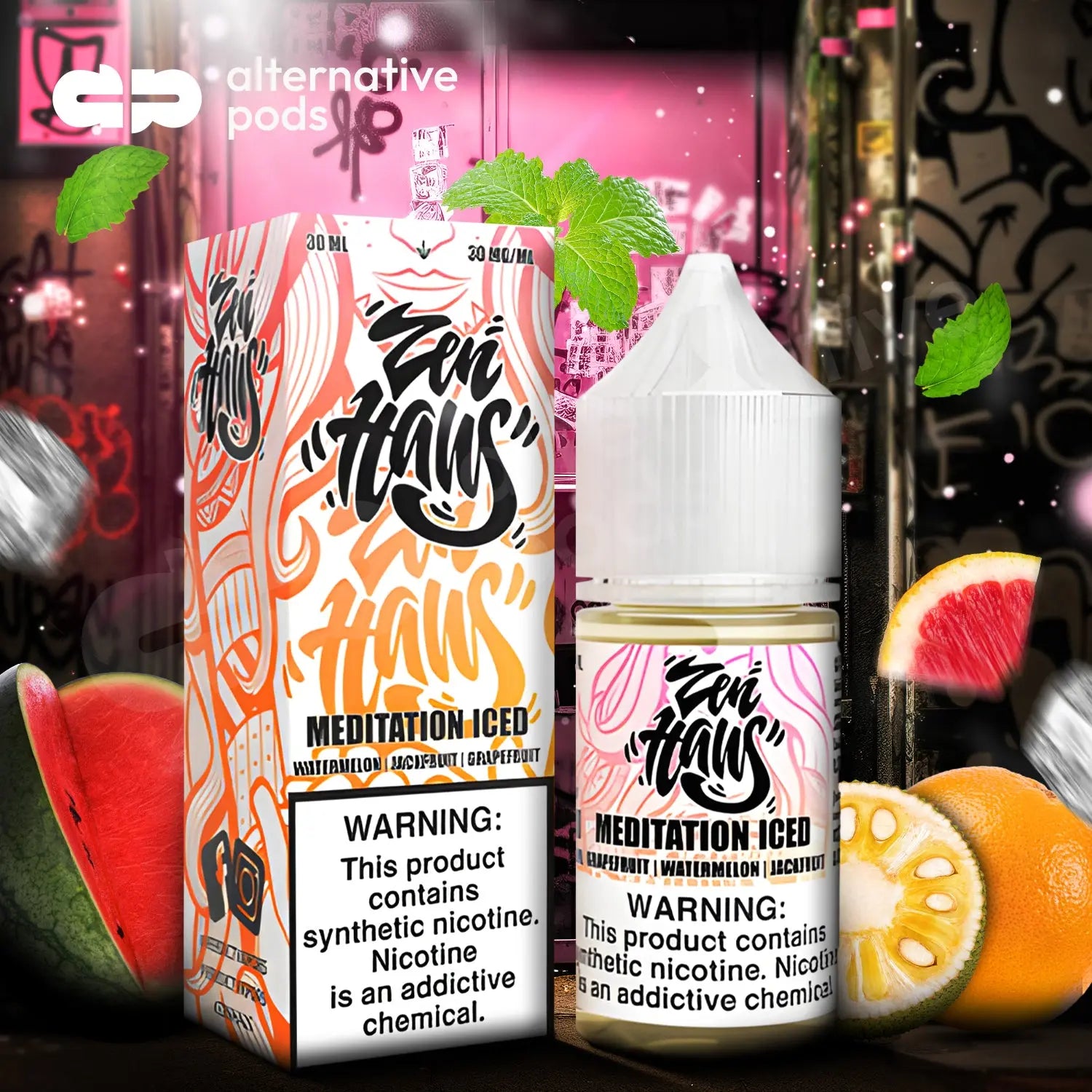 Zen Haus Synthetic Salt Nicotine E-Liquid 30ML - Alternative pods | Online Vape & Smoke Shop