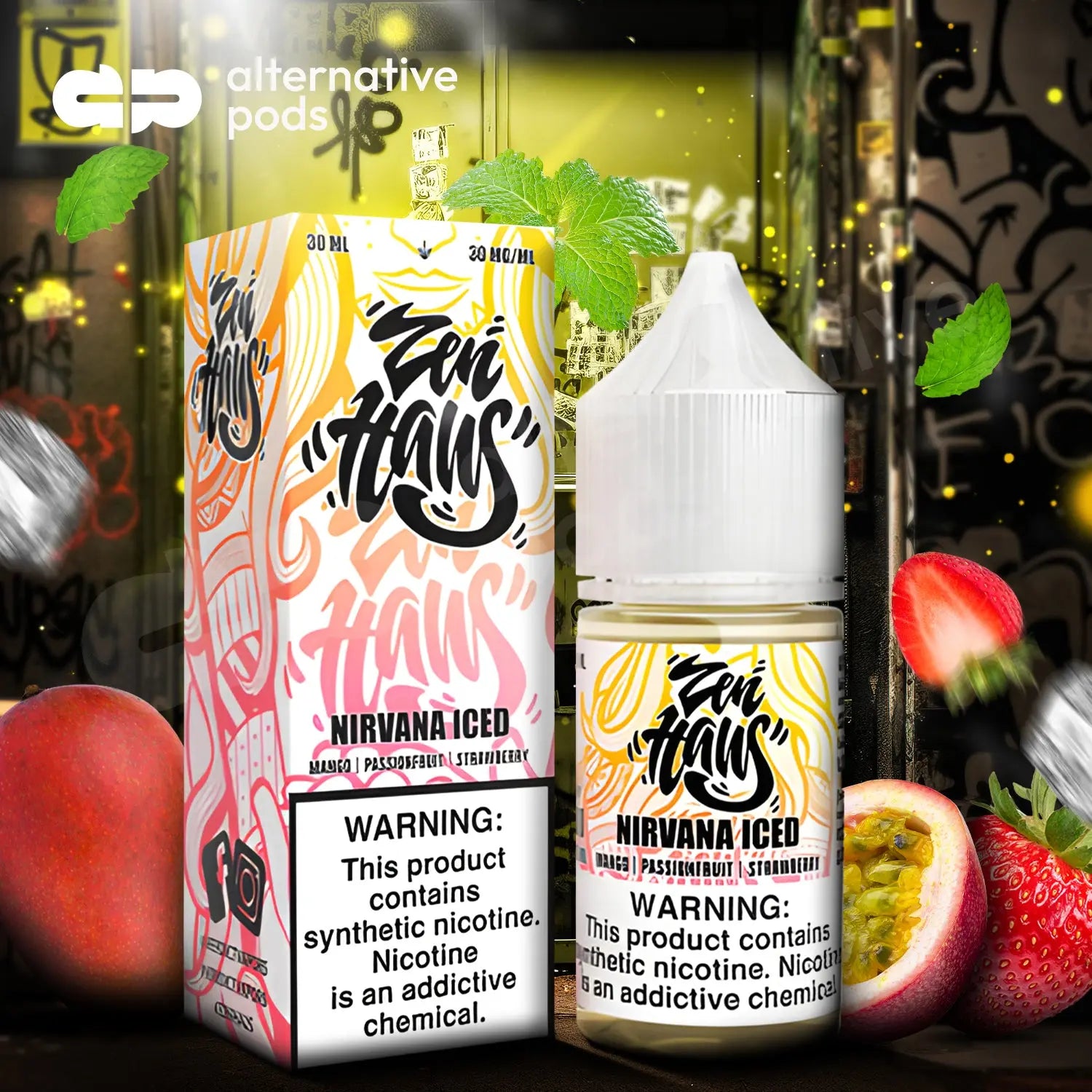 Zen Haus Synthetic Salt Nicotine E-Liquid 30ML - Alternative pods | Online Vape & Smoke Shop