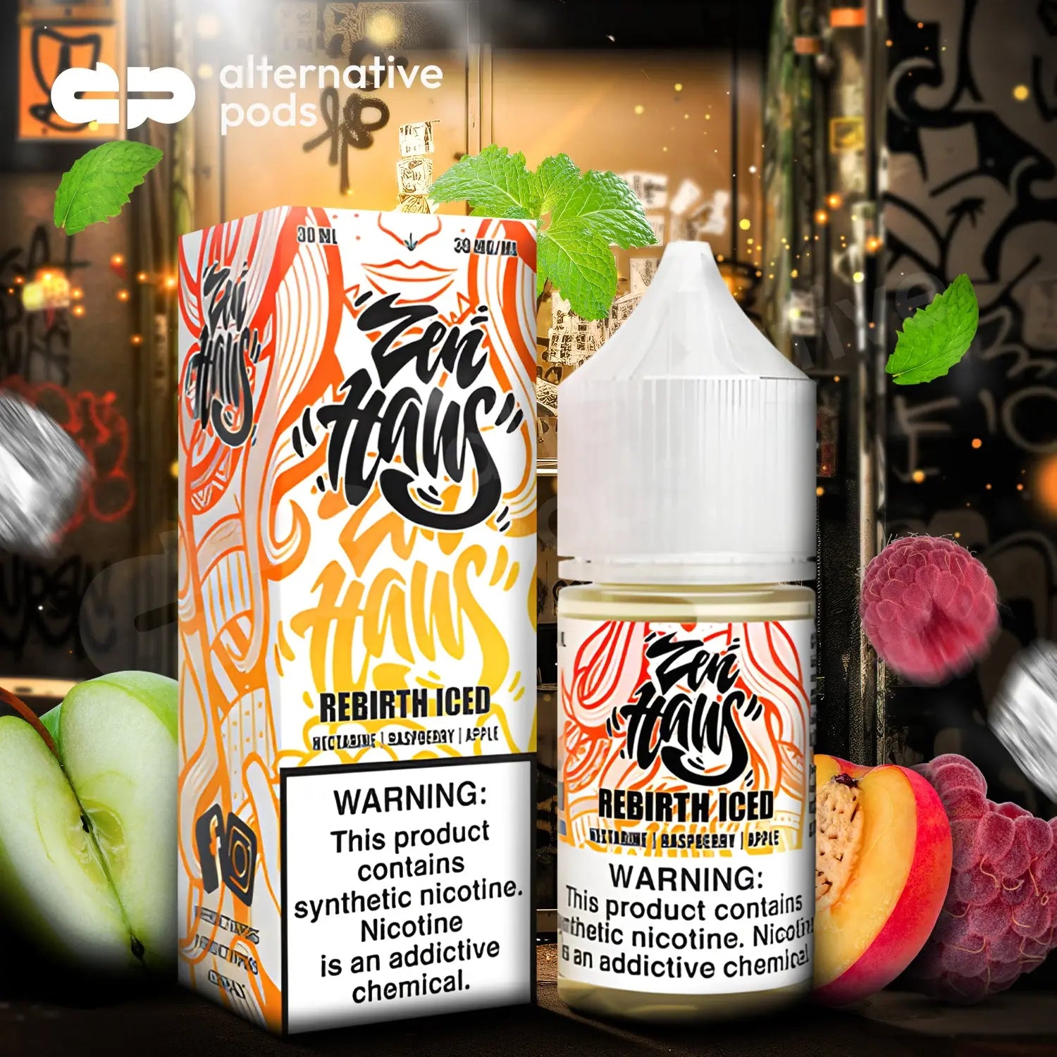 Zen Haus Synthetic Salt Nicotine E-Liquid 30ML - Alternative pods | Online Vape & Smoke Shop