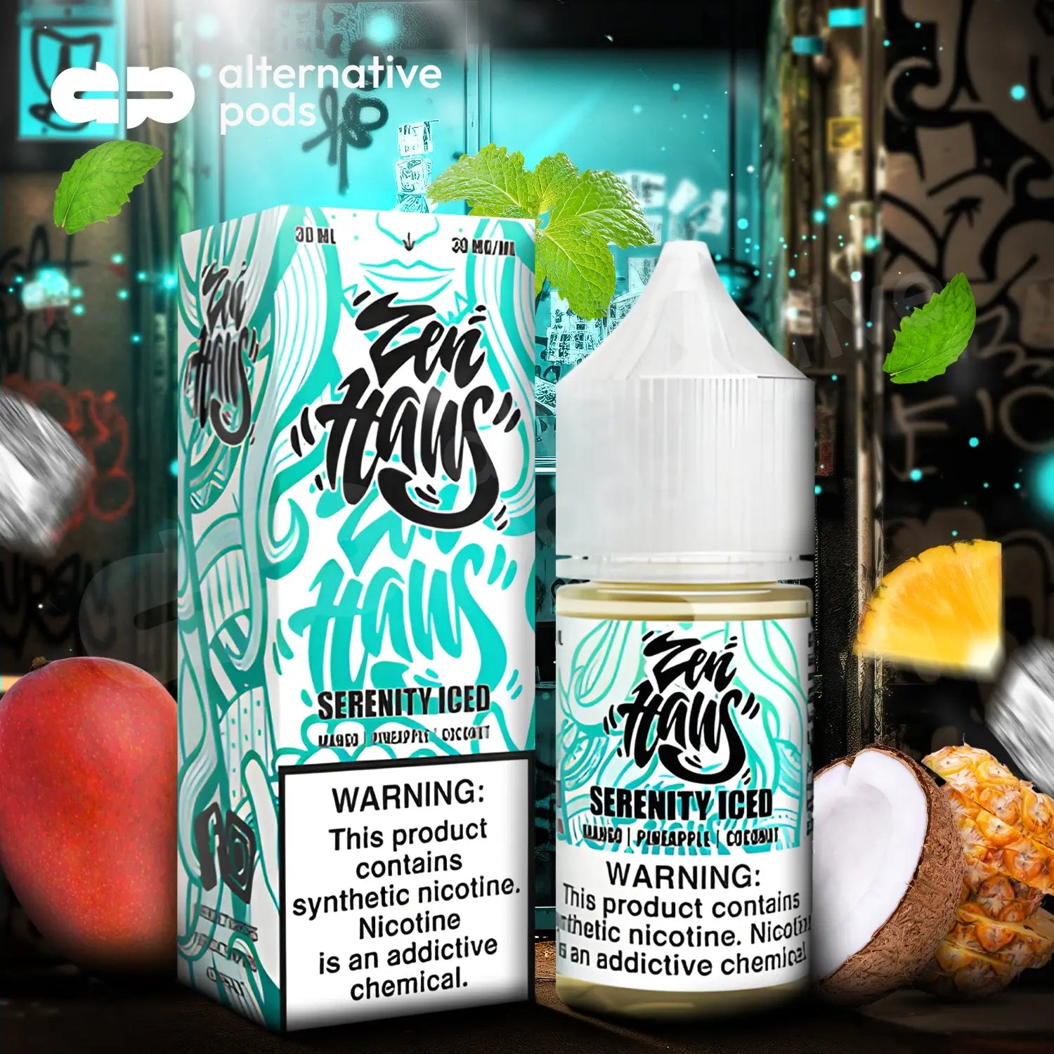 Zen Haus Synthetic Salt Nicotine E-Liquid 30ML - Alternative pods | Online Vape & Smoke Shop