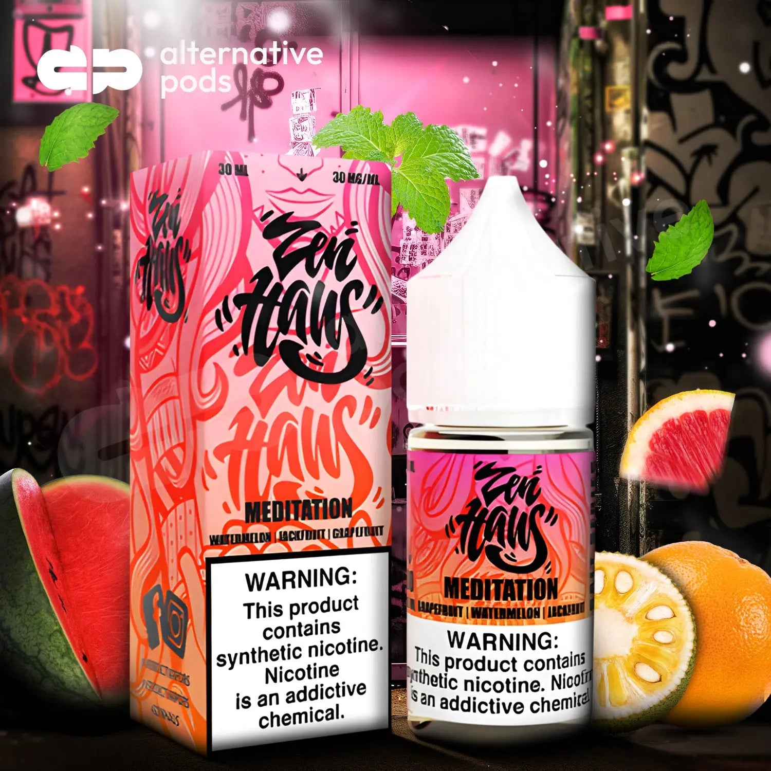 Zen Haus Synthetic Salt Nicotine E-Liquid 30ML - Alternative pods | Online Vape & Smoke Shop