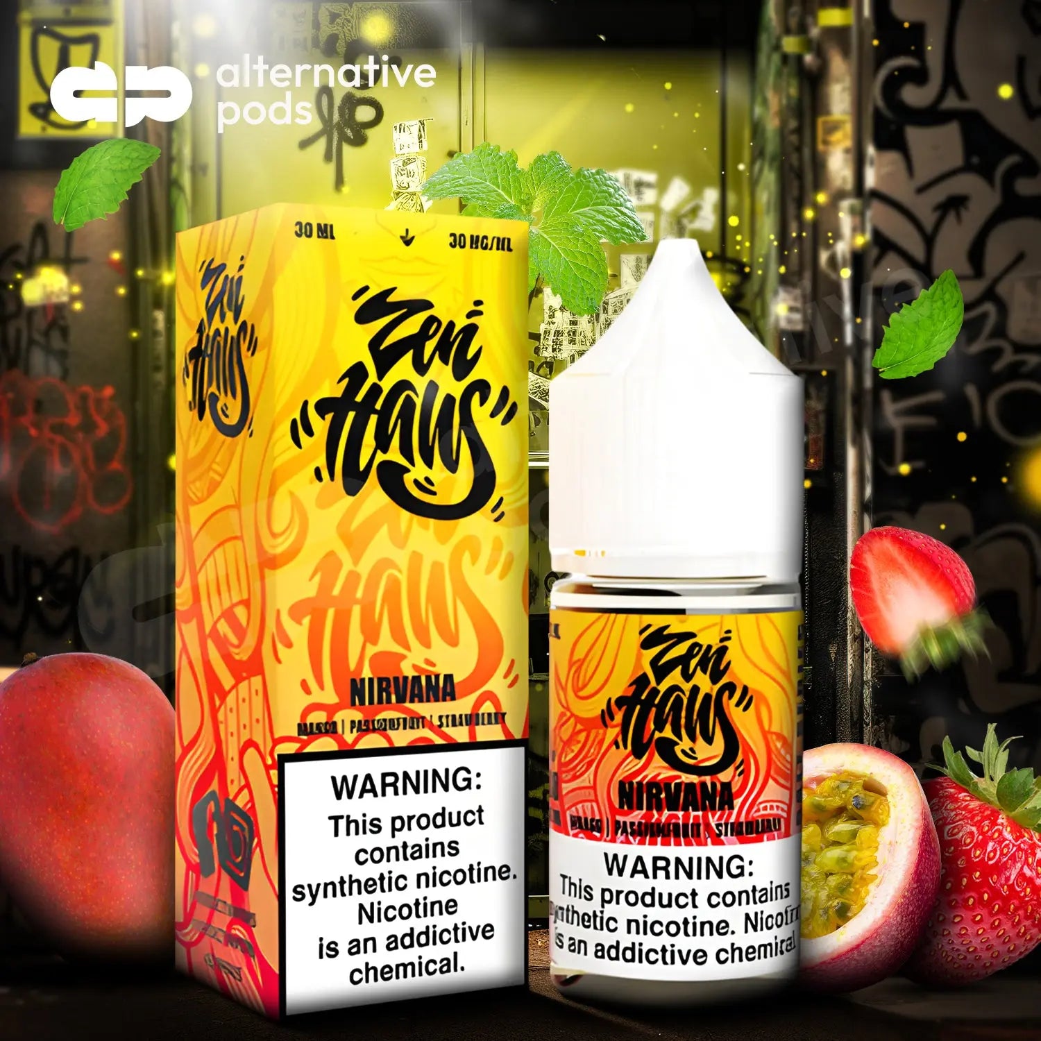 Zen Haus Synthetic Salt Nicotine E-Liquid 30ML - Alternative pods | Online Vape & Smoke Shop