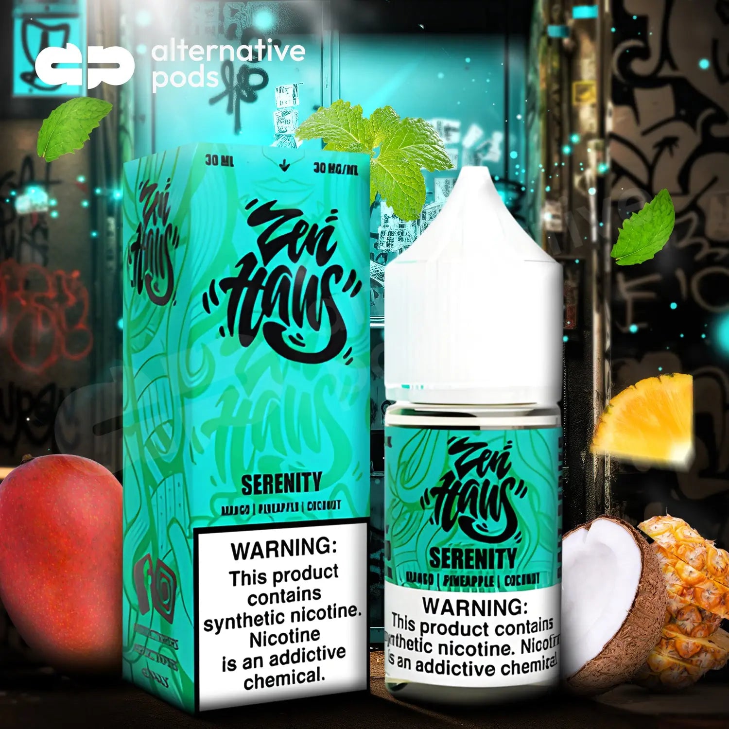 Zen Haus Synthetic Salt Nicotine E-Liquid 30ML - Alternative pods | Online Vape & Smoke Shop