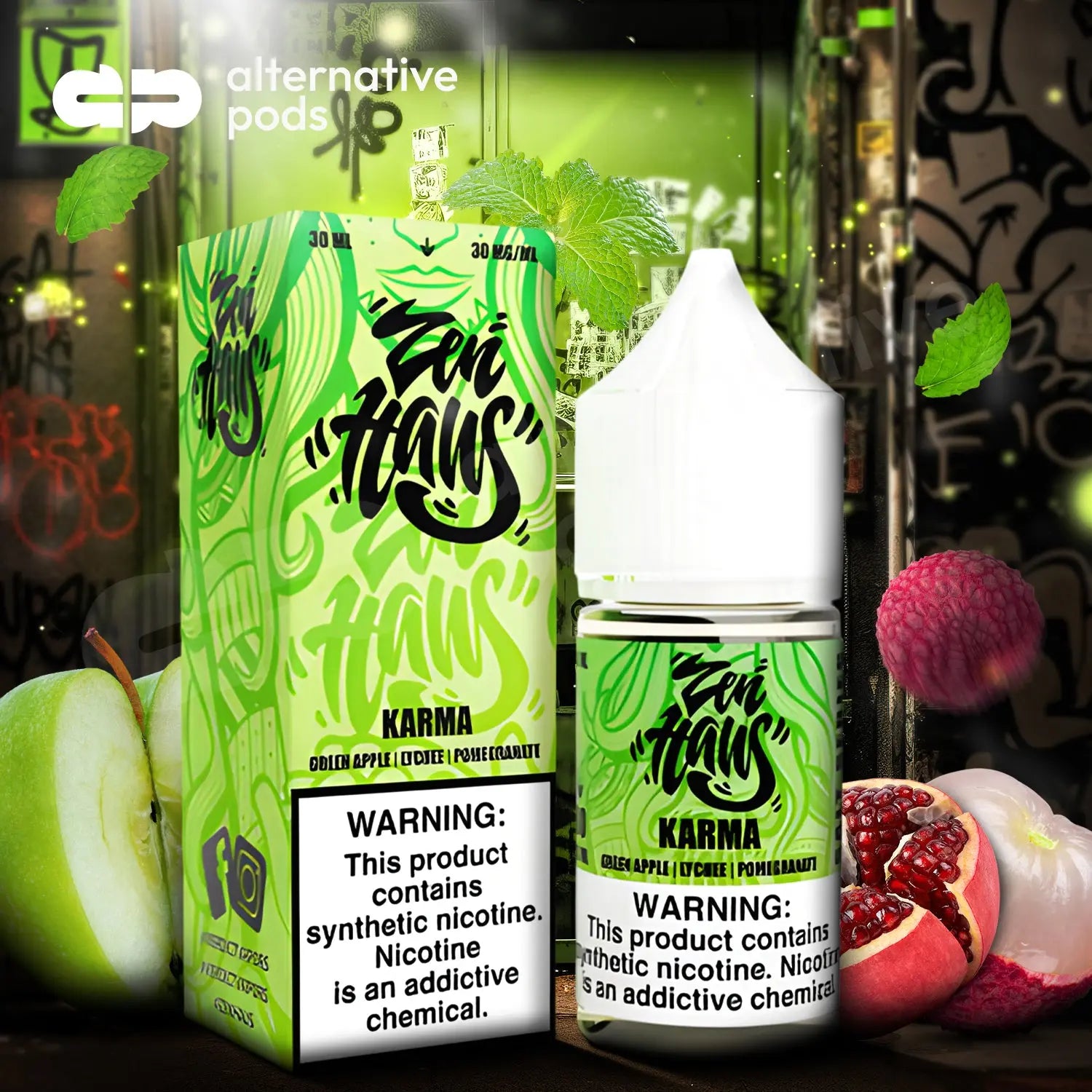 Zen Haus Synthetic Salt Nicotine E-Liquid 30ML - Alternative pods | Online Vape & Smoke Shop