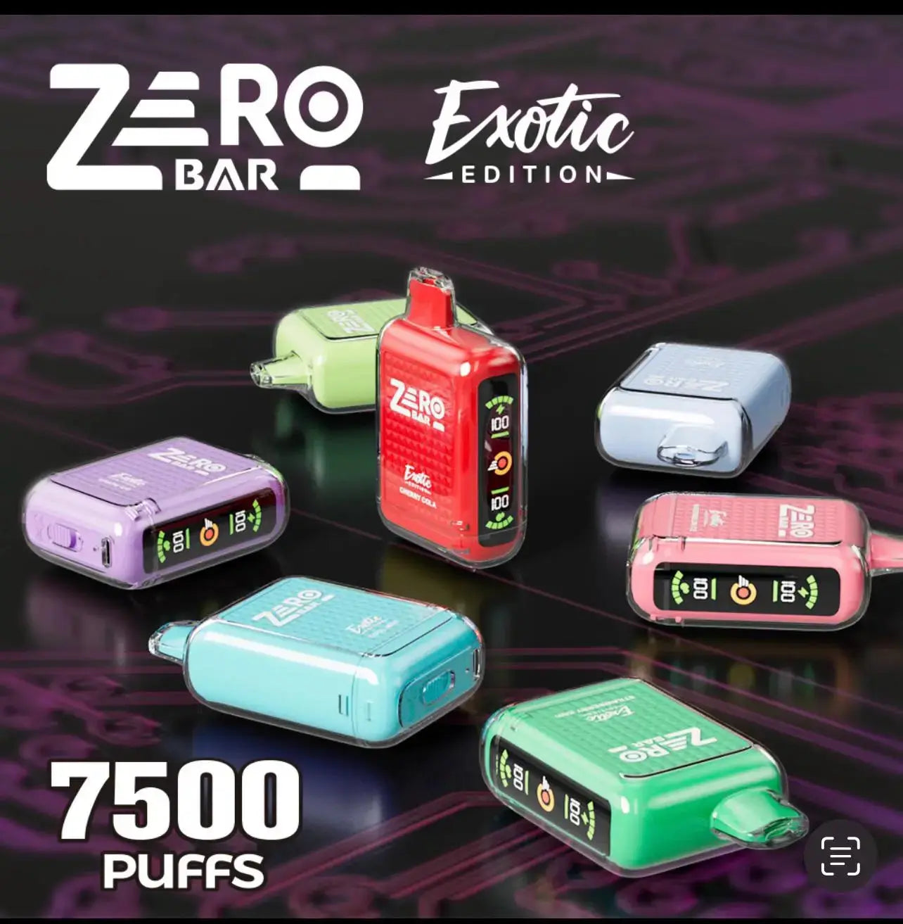 Zero Bar Exotic 7500 Zero Bar Exotic 7500