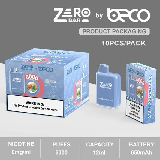 Zero Bar by Beco 6000 Puffs Disposable Vape - Alternative pods | Online Vape & Smoke Shop