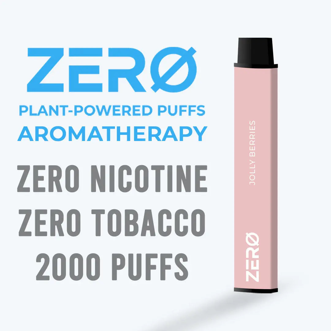 Zero Plant-Powered Puffs Aromatherapy 5.4ML ZERO NICOTINE 2000 Puffs 850mAh Disposable Device - Alternative pods | Online Vape & Smoke Shop