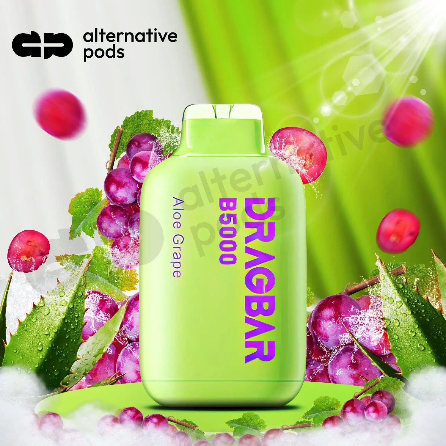 Zovoo Dragbar B5000 Disposable - Aloe Grape 