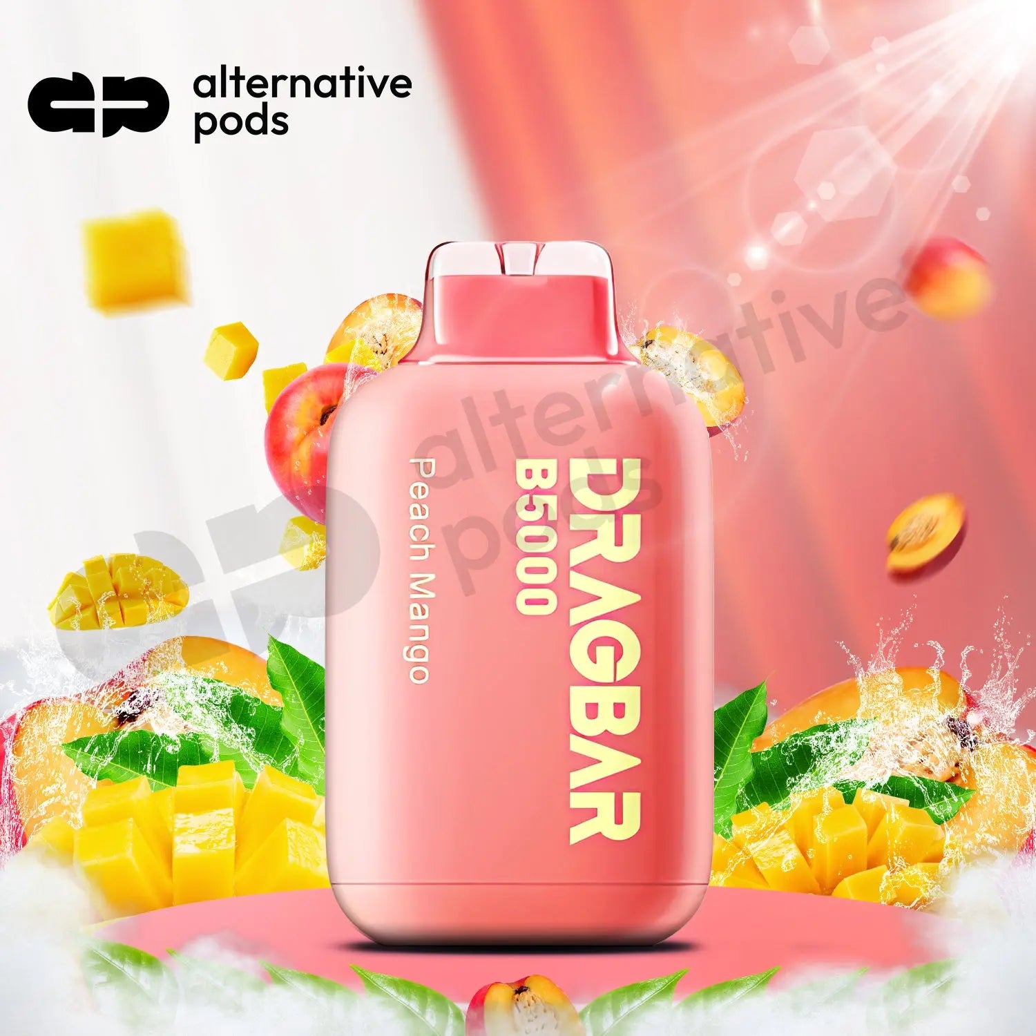 Zovoo Dragbar B5000 Disposable - Peach Mango 