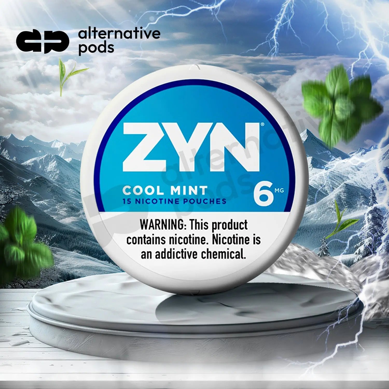 Zyn Nicotine Pouches 15ct - Cool Mint 