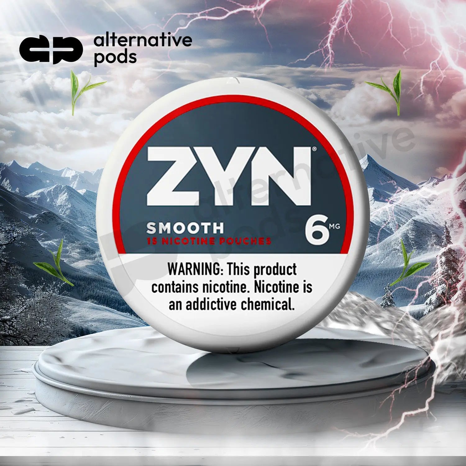 Zyn Nicotine Pouches 15ct - Smooth 