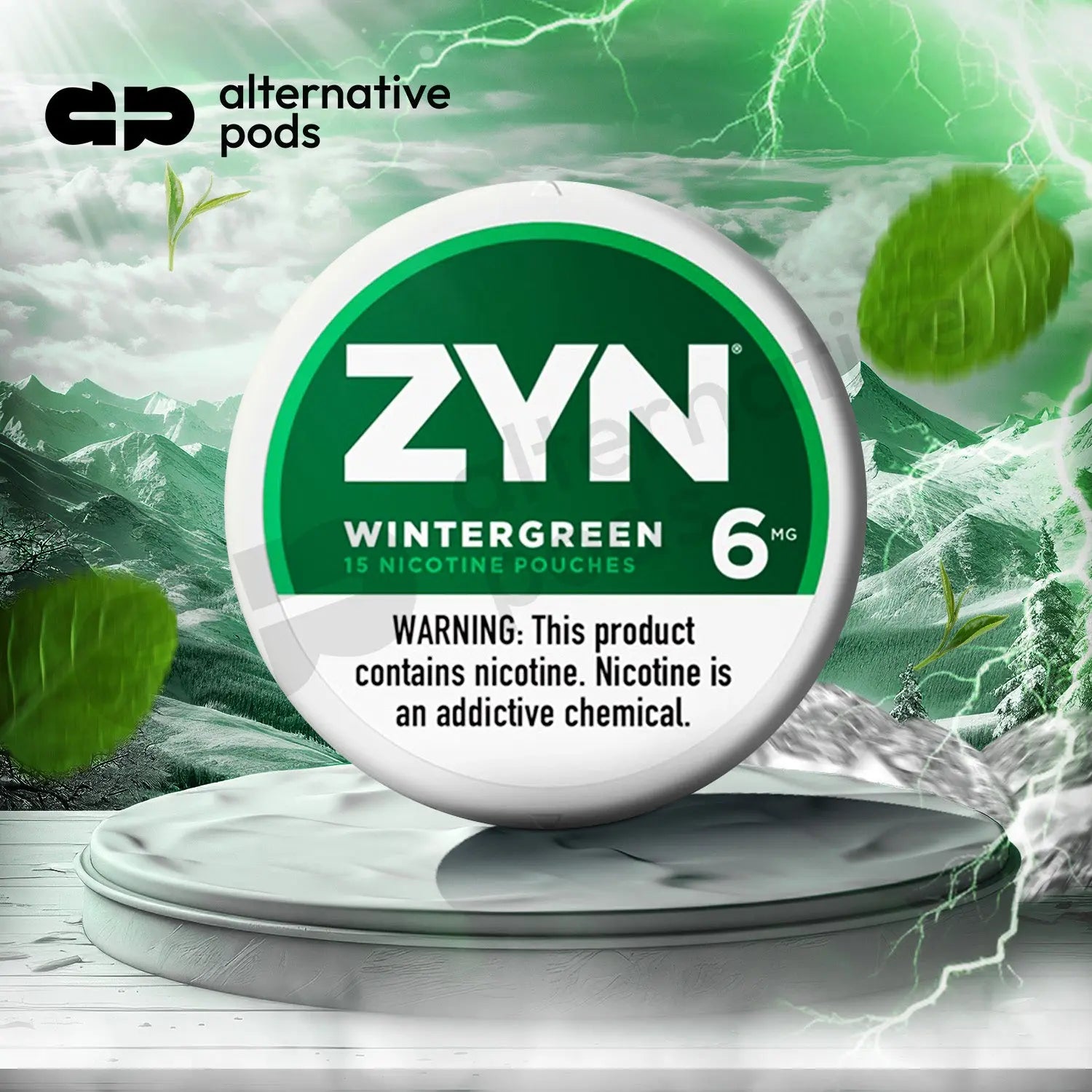 Zyn Nicotine Pouches 15ct - Wintergreen 