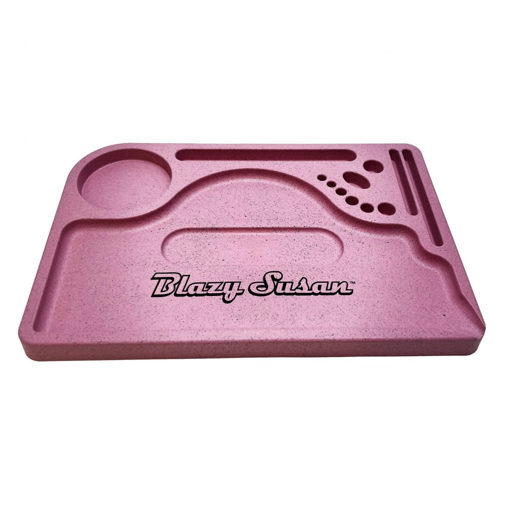 Blazy Susan Hemp Plastic Rolling Trays 12 X 8
