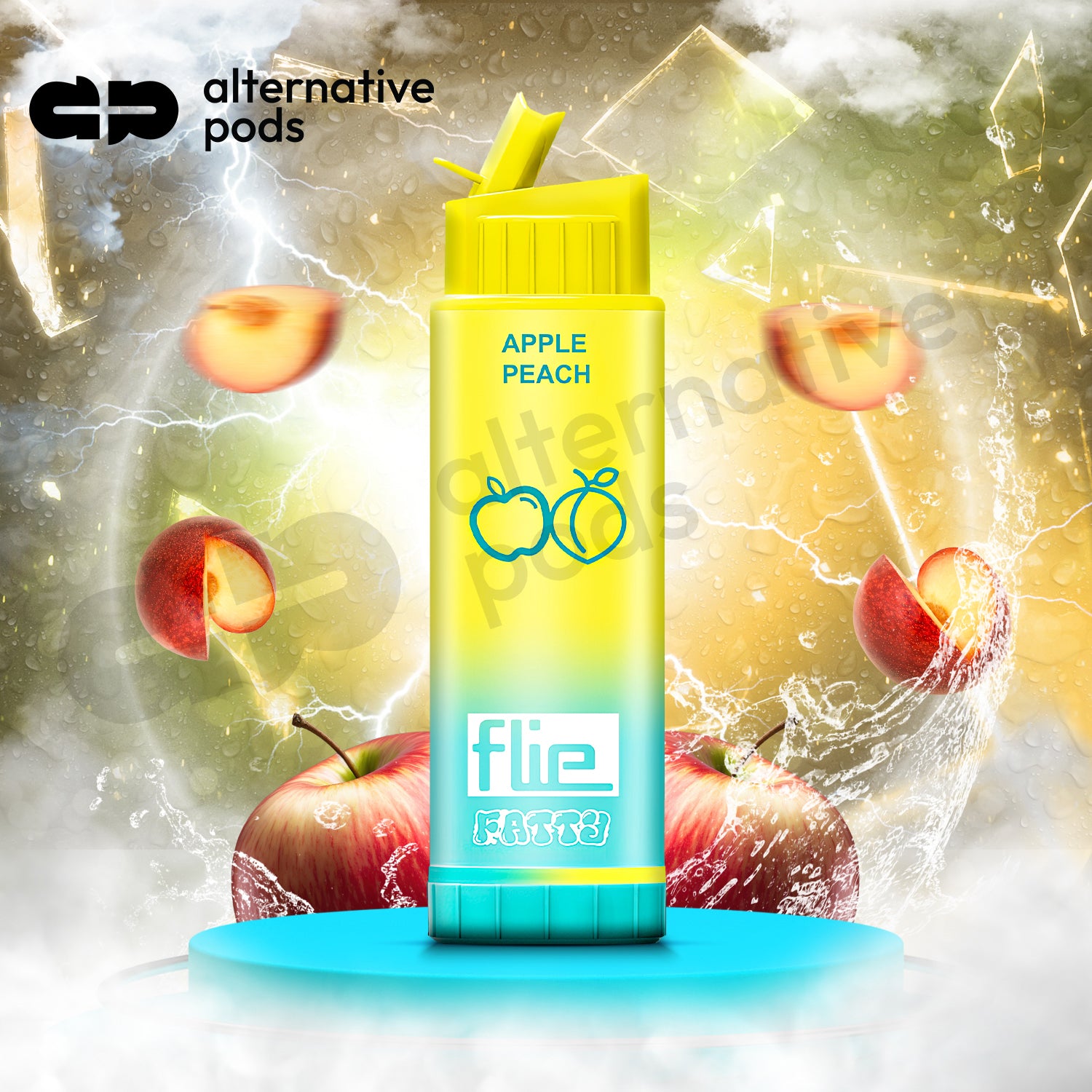 Flie Fatty 8000 Puffs Disposable Vape - Apple Peach