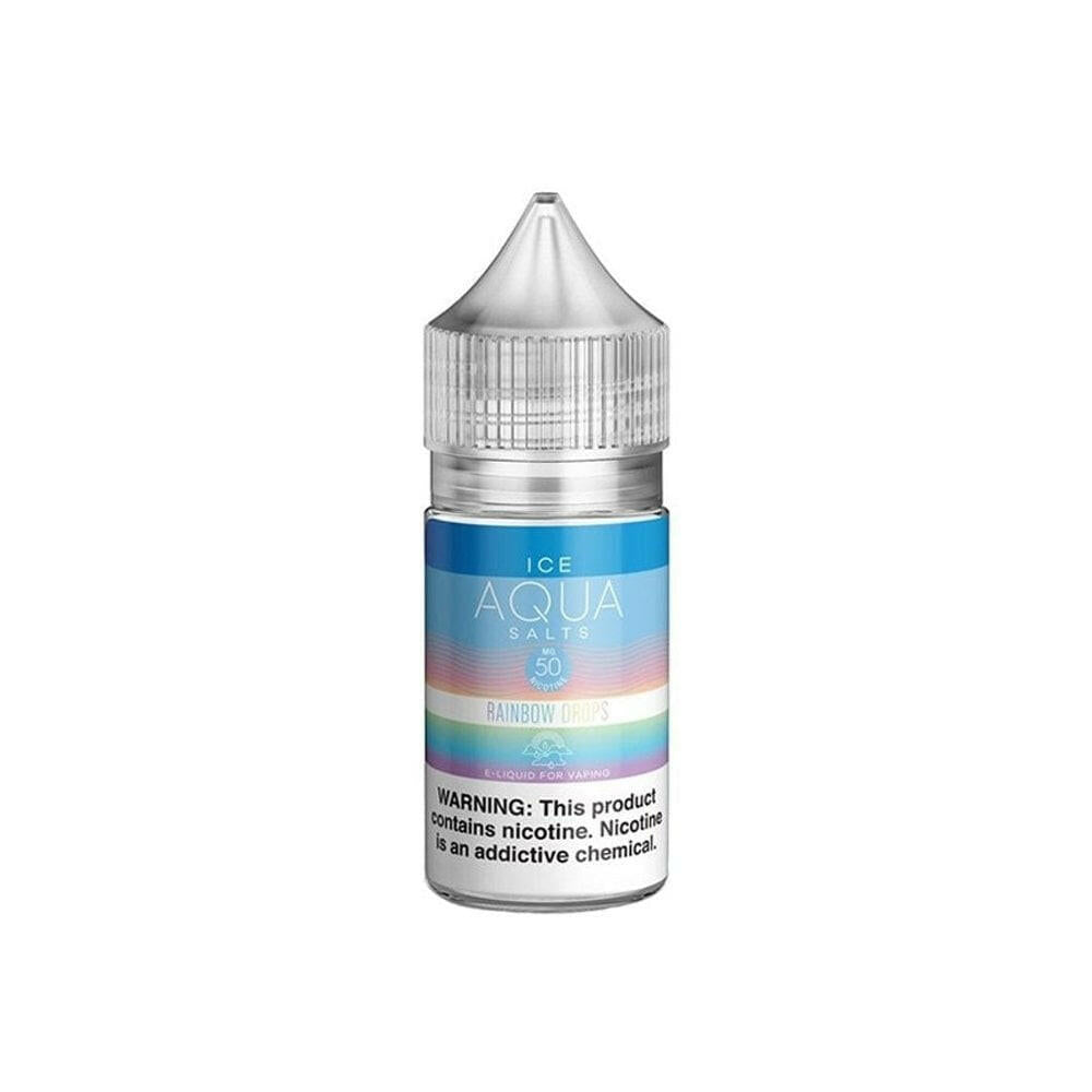 Aqua Salts Nicotine Salt E-Liquid By Marina Vape 30ML Rainbow Drops 