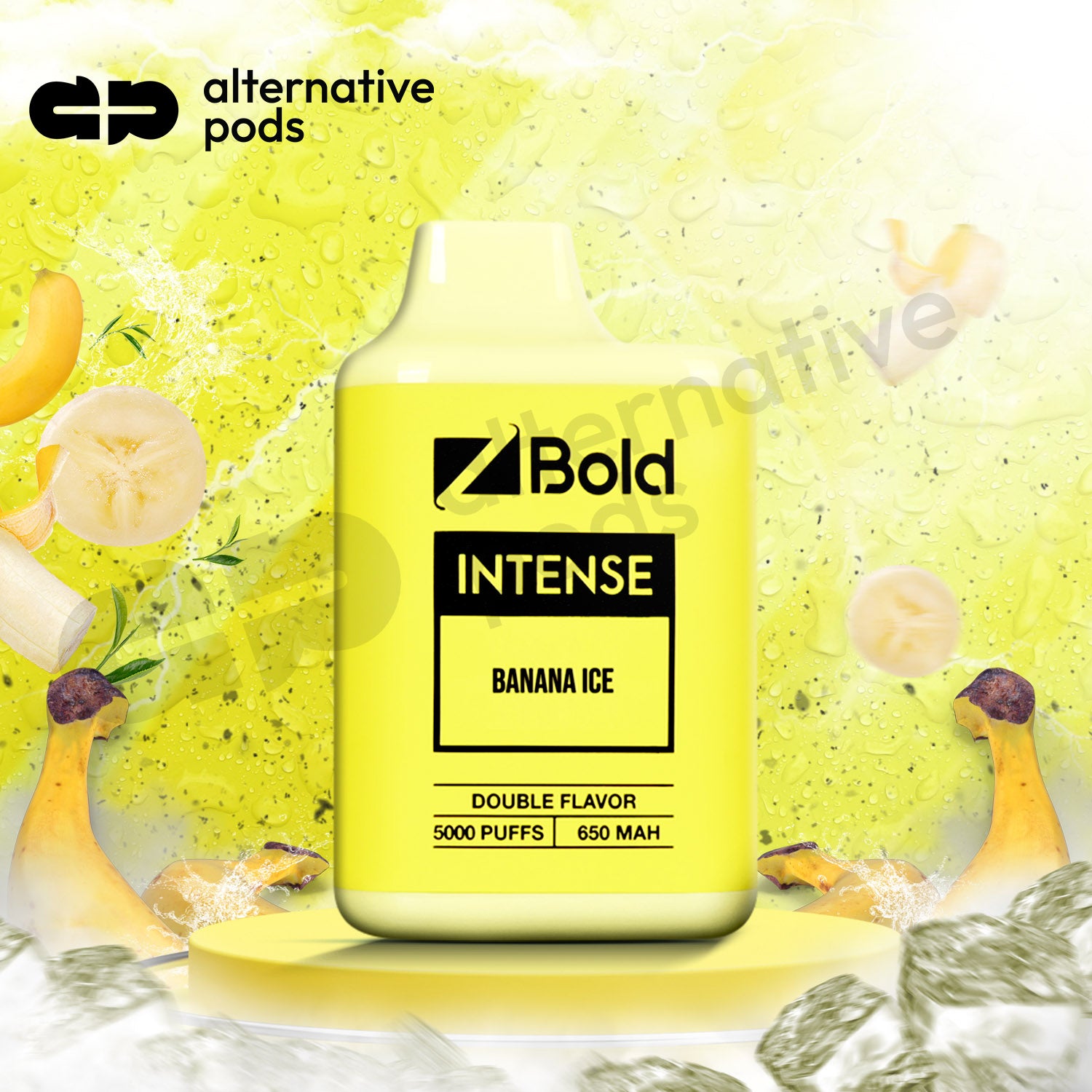 Z Bold Intense 5000 Puff Disposable Vape - Banana Ice