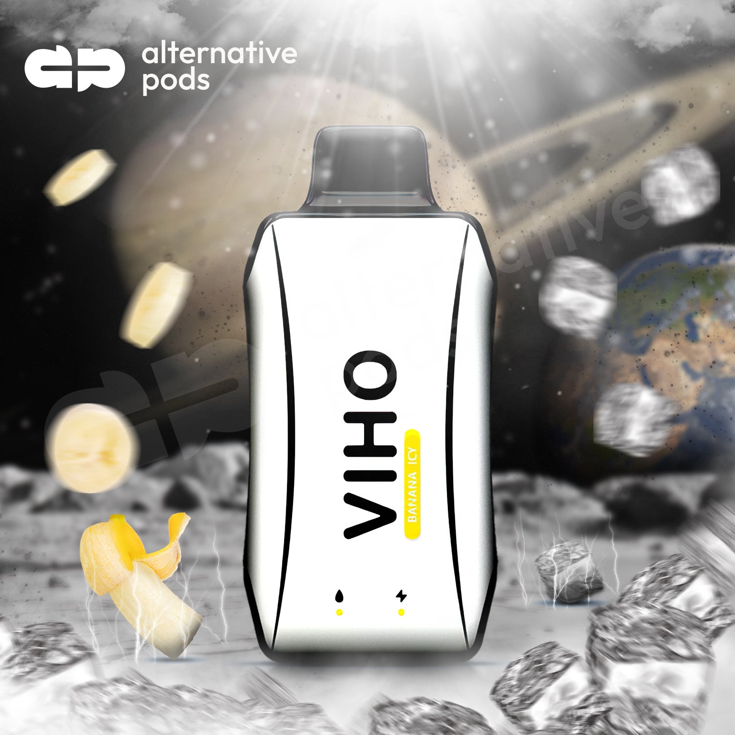 VIHO Turbo 10K Disposable 5% - Banana Ice