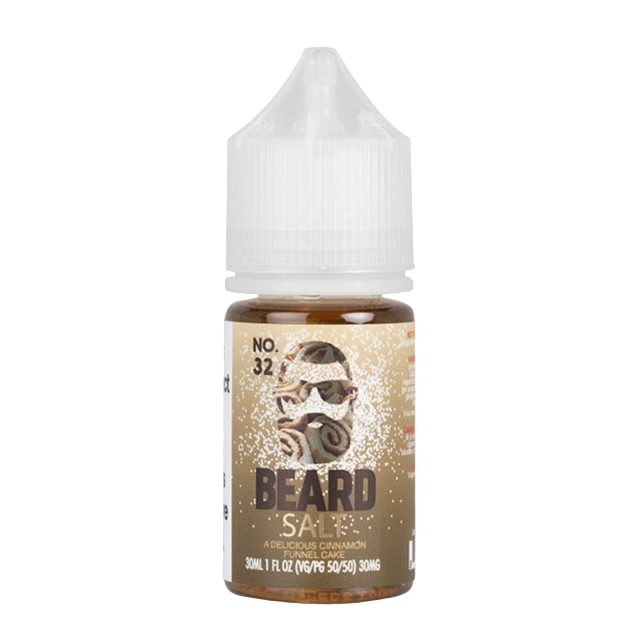 Beard Salts Nicotine Salt E-Liquid 30ML - NO.32 (A delicious cinnamon funnel cake) 