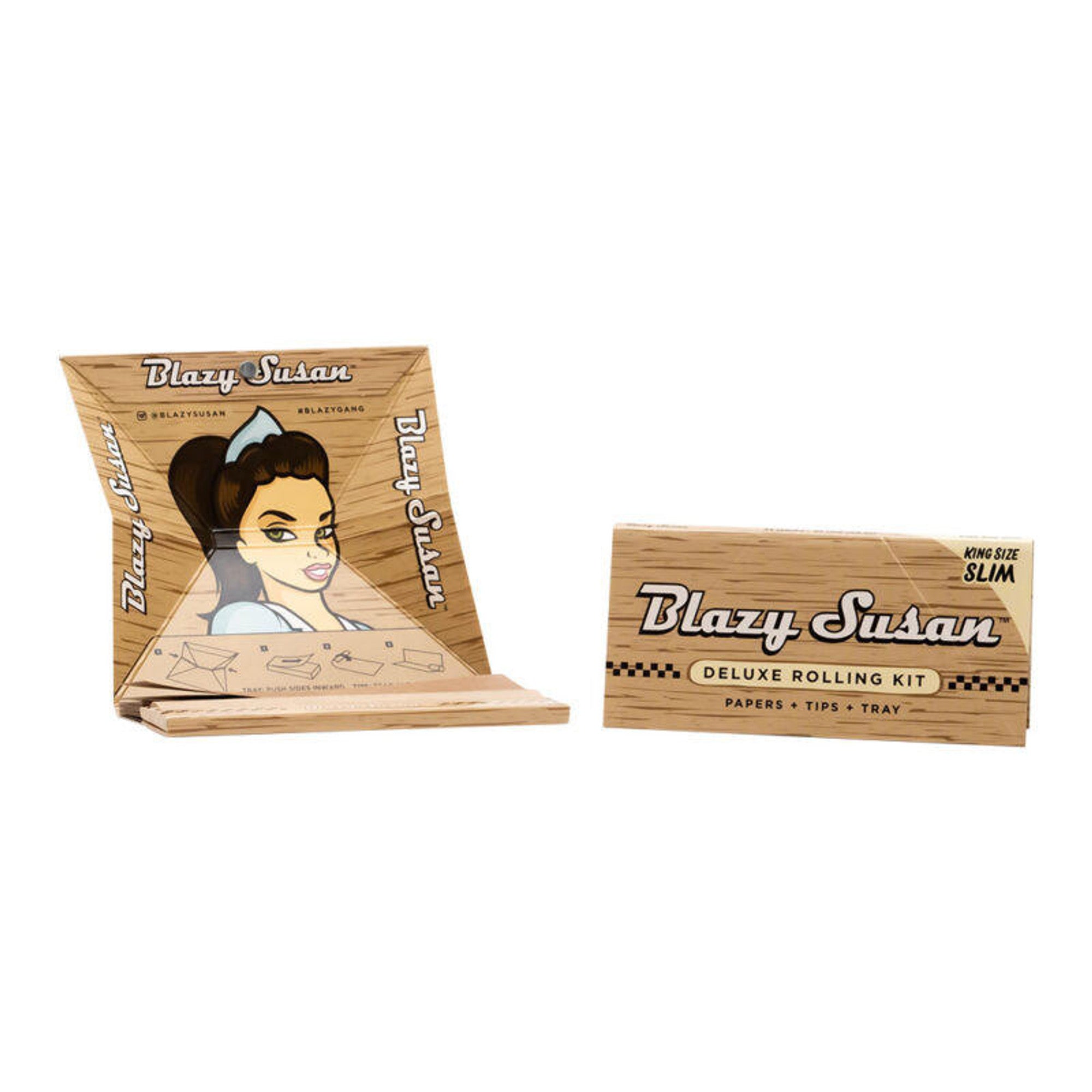 BLAZY SUSAN UNBLEACHED KING SIZE DELUXE ROLLING KIT