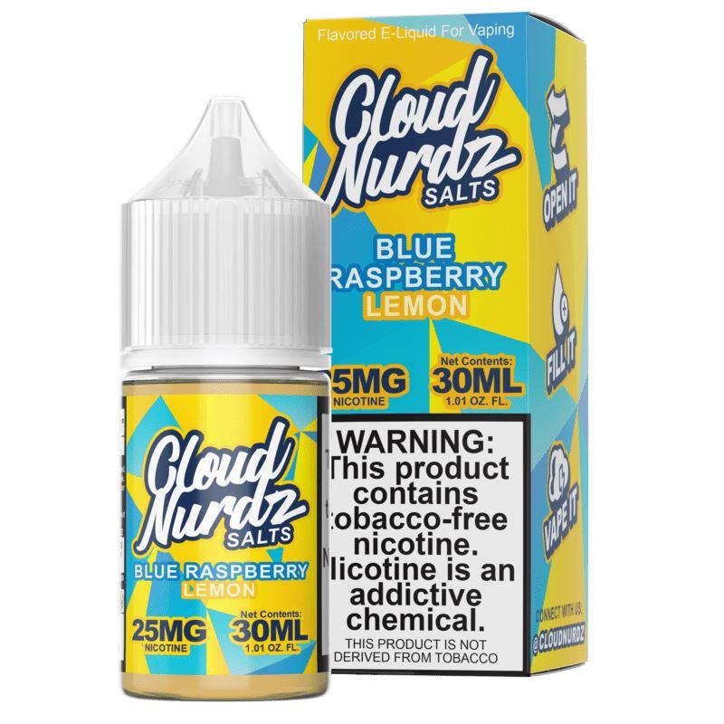 Cloud Nurdz Salts Tobacco-Free Nicotine Salt E-Liquid 30ML - Blue Raspberry Lemon 