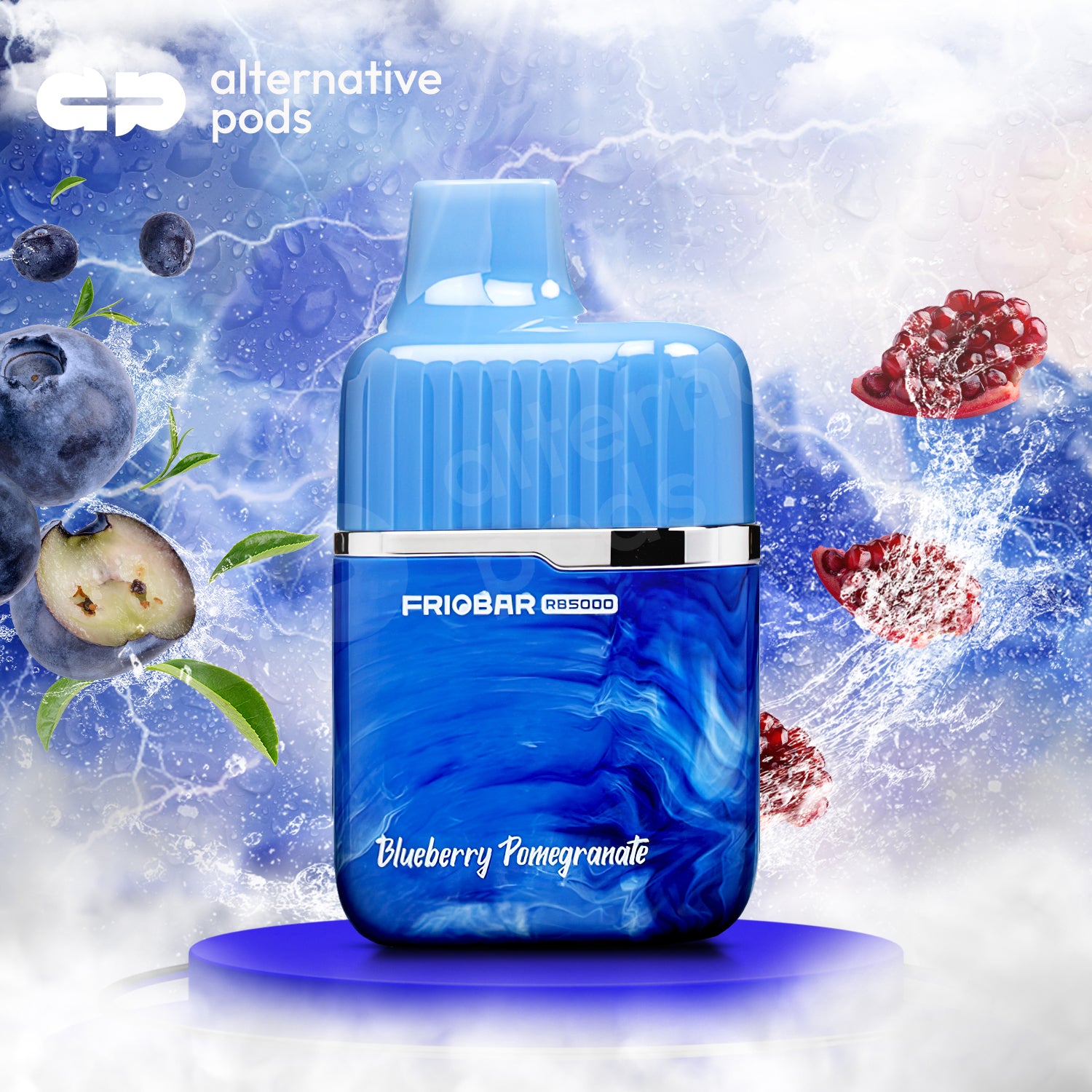 Freemax Friobar RB5000 Puffs Disposable Vape - Blueberry Pomegranate