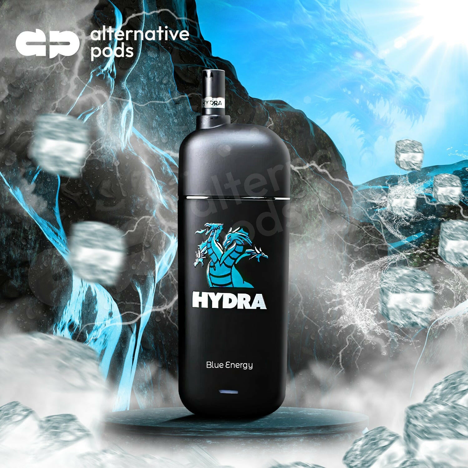 Hydra 5000 Puffs Disposable Vape with Filters 3% - Blue Energy