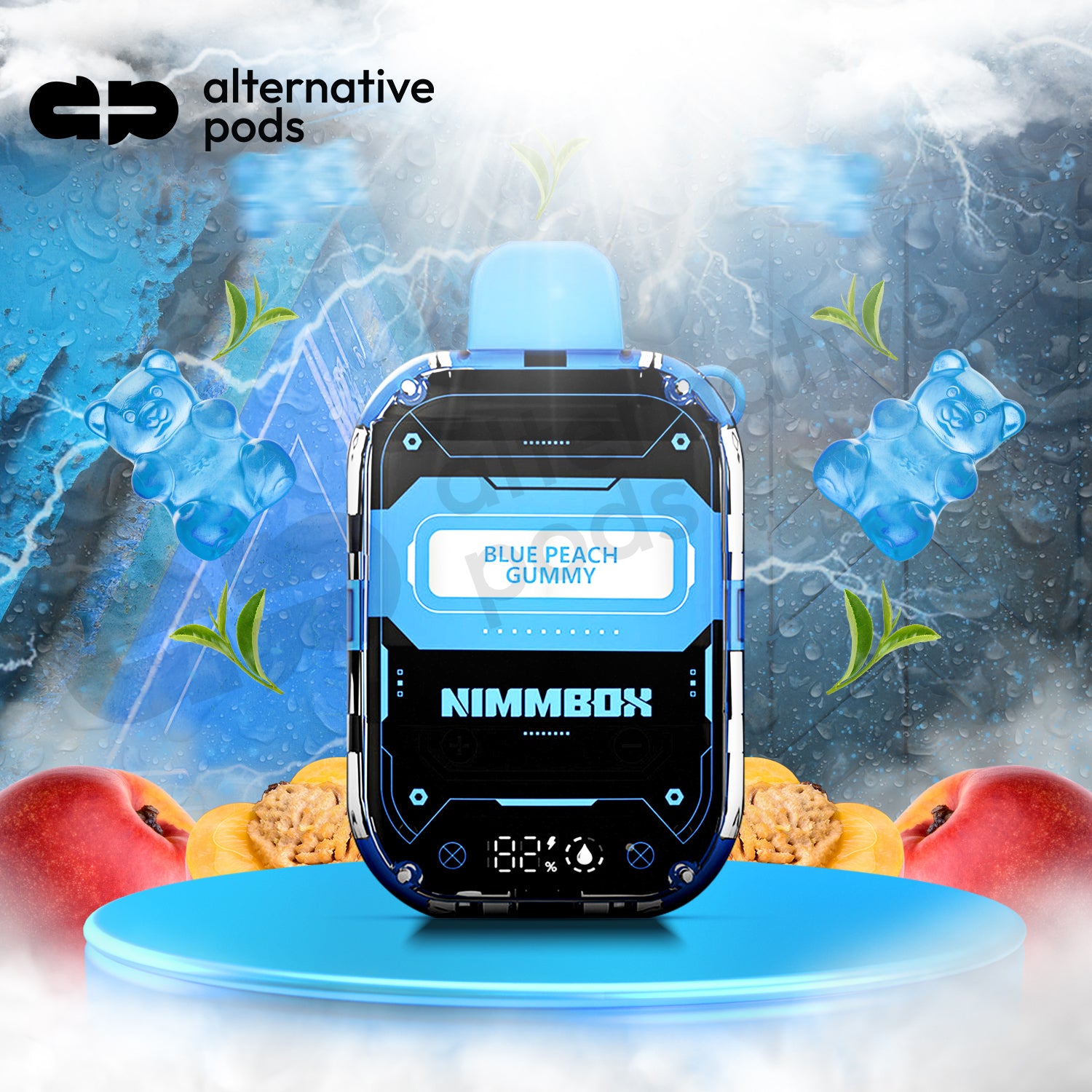 Vapengin Nimmbox 10000 - Blue Peach Gummy