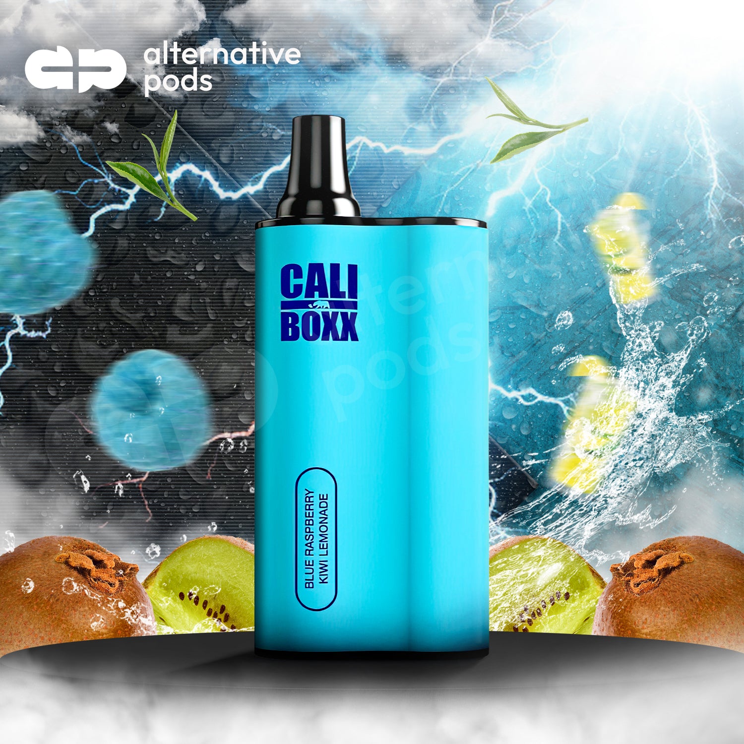 Cali BOXX Disposable Vape - Blue Raspberry Kiwi Lemonade