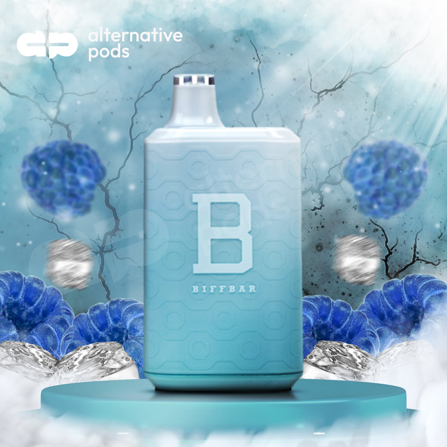 BIFFBAR 6000 Puffs Disposable Vape - Bluerazz Ice