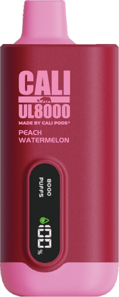 Cali UL8000 Disposable-Peach Watermelon