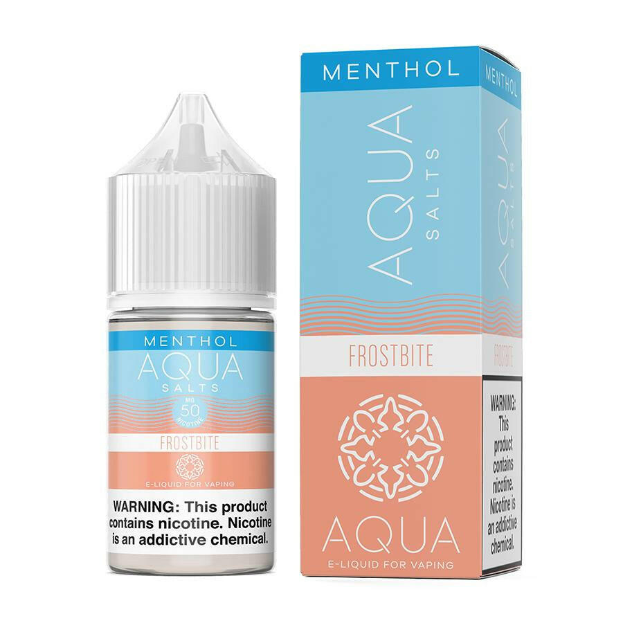 Aqua Salts Menthol Collection Synthetic Nicotine Salt E-Liquid By Marina Vape 30ML Frostbite 