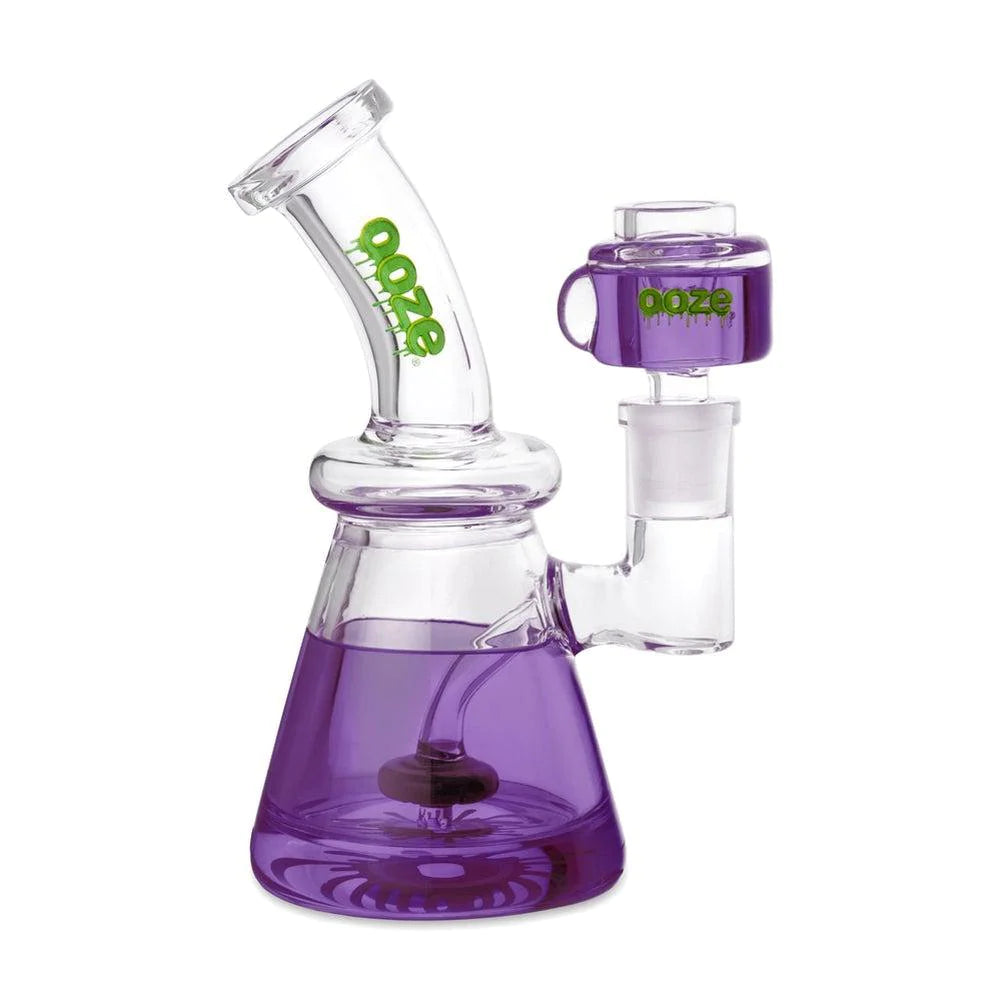 Ooze Glyco Bong Glycerin Chilled Glass Water Pipe Ultra Purple