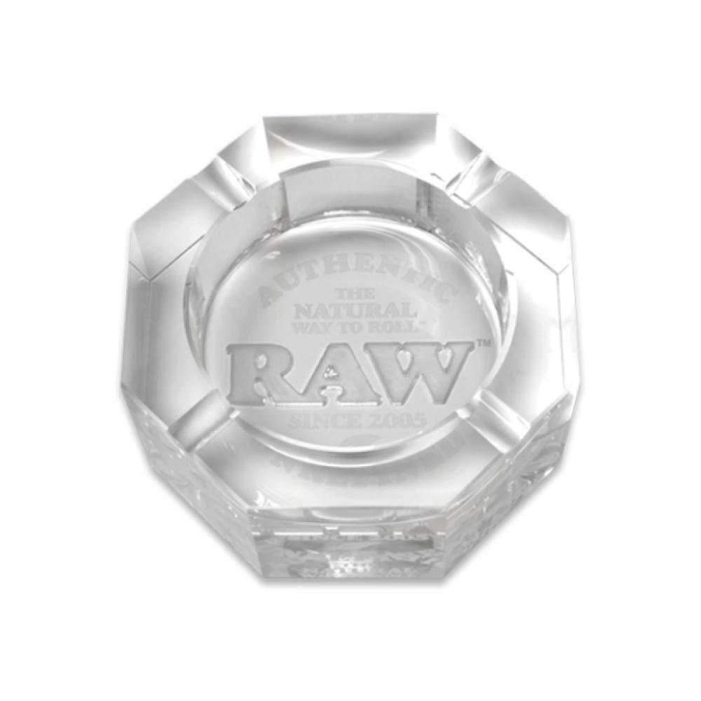 Raw Lead Free Crystal Ashtray