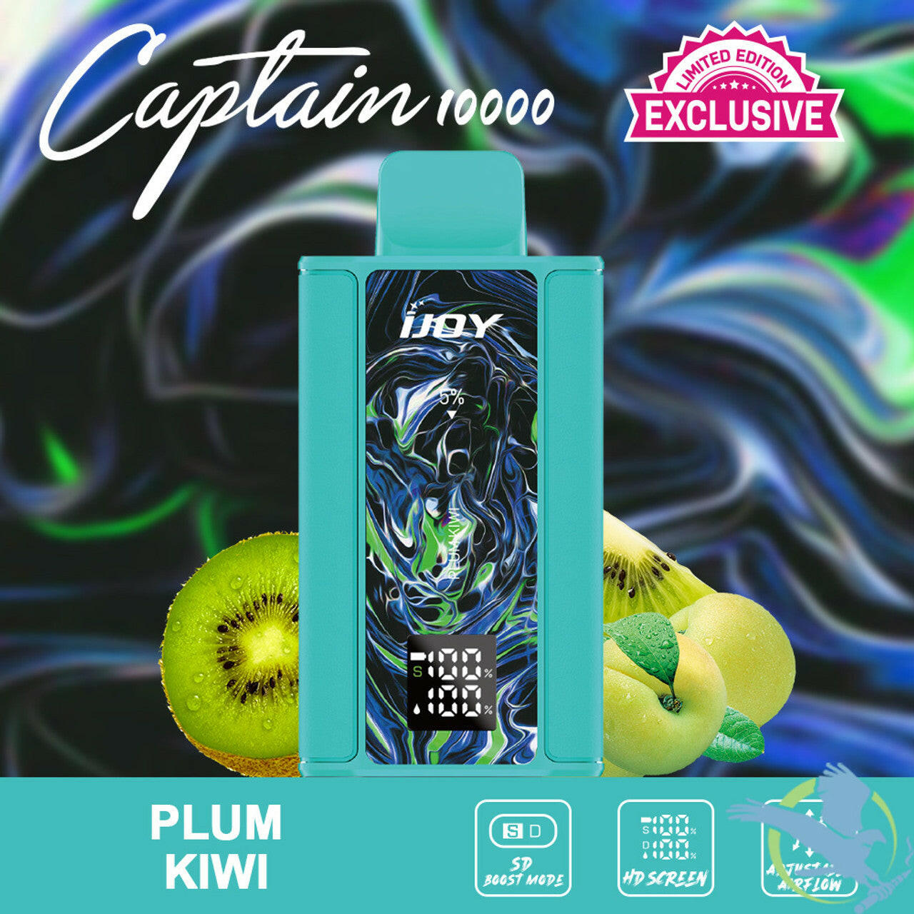iJoy Captain 10000 Limited Edition Flavors  Kiwi