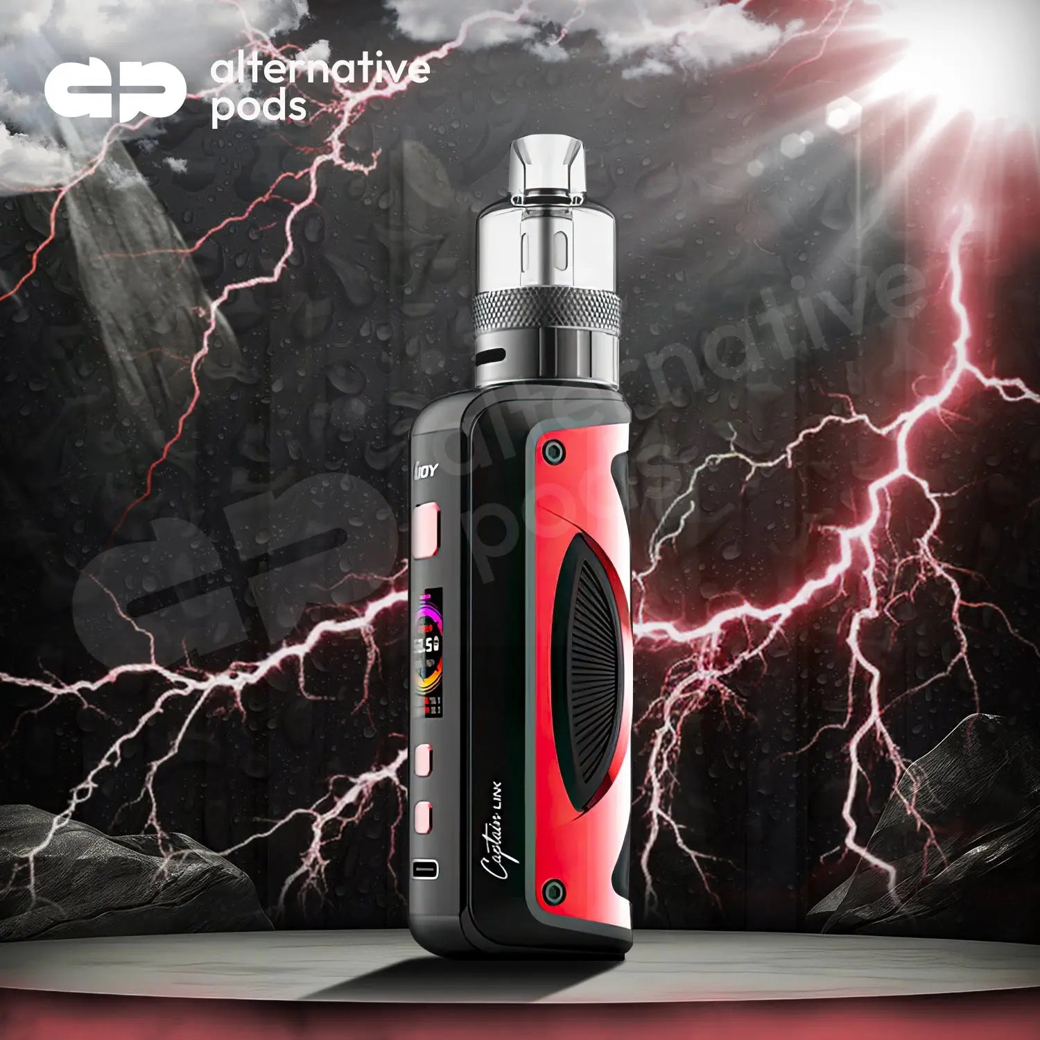 iJoy Captain Link 100W Pod System Starter Kit - Alternative pods | Online Vape & Smoke Shop