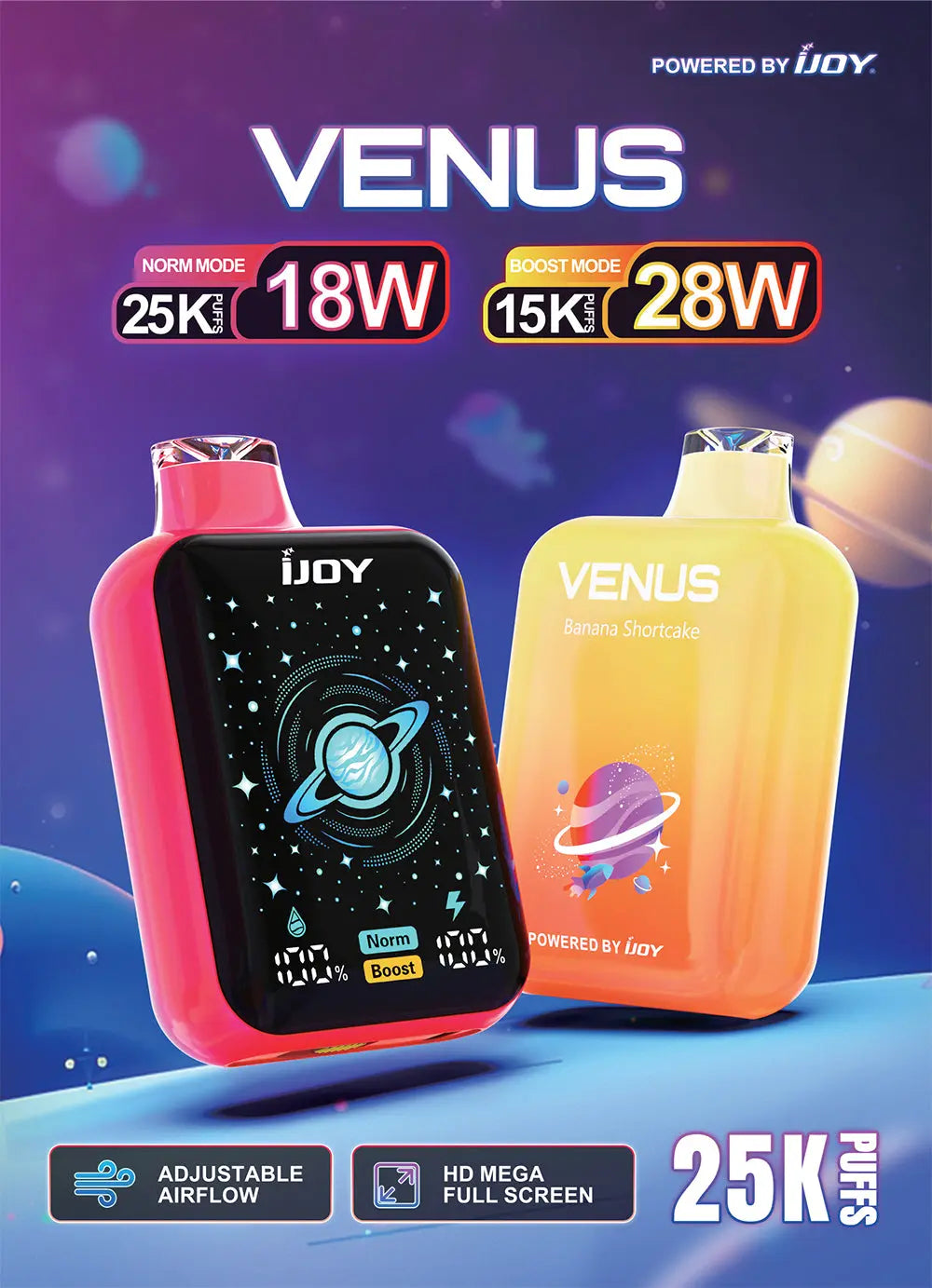 iJoy Venus 25K Disposable Vape iJoy Venus 25K Disposable Vape