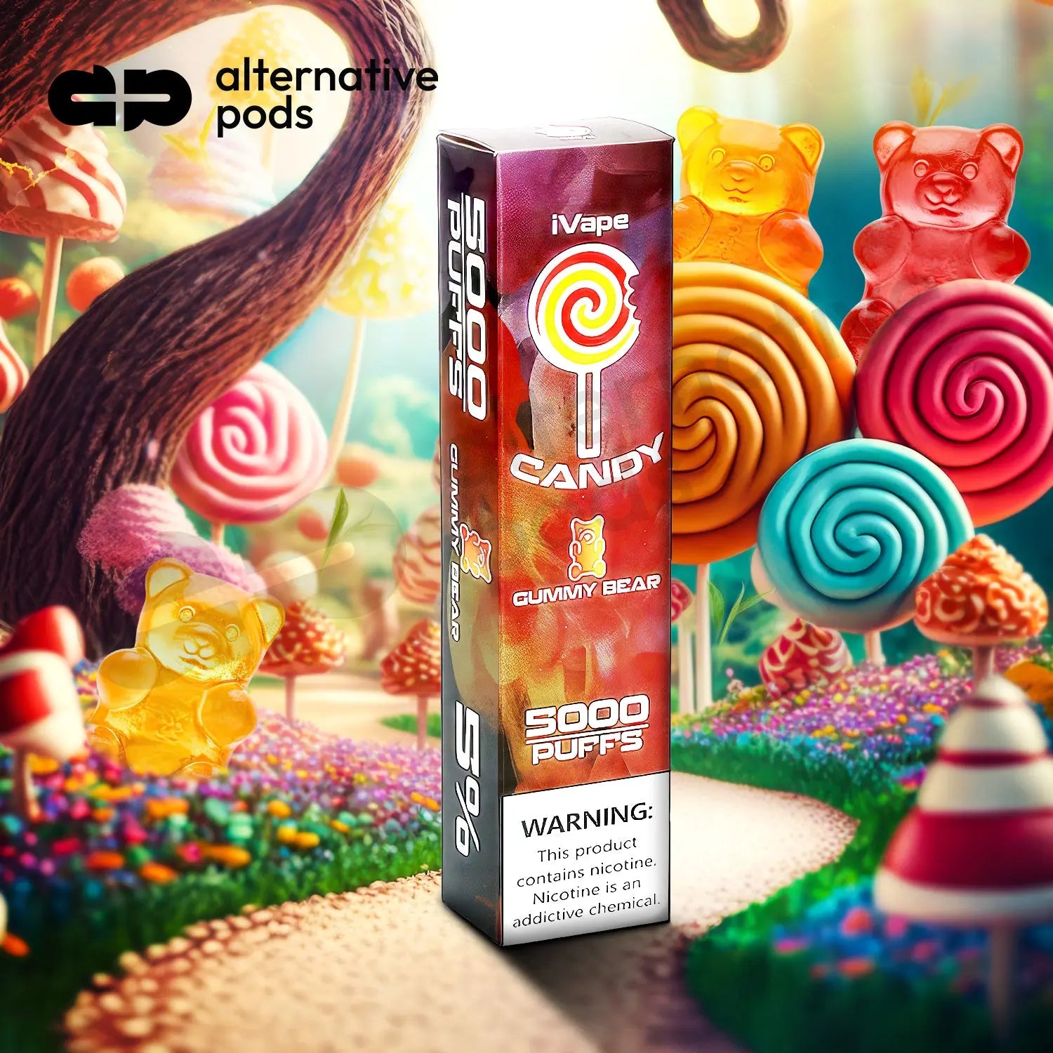 iVape Candy Disposable Vape - Alternative pods | Online Vape & Smoke Shop