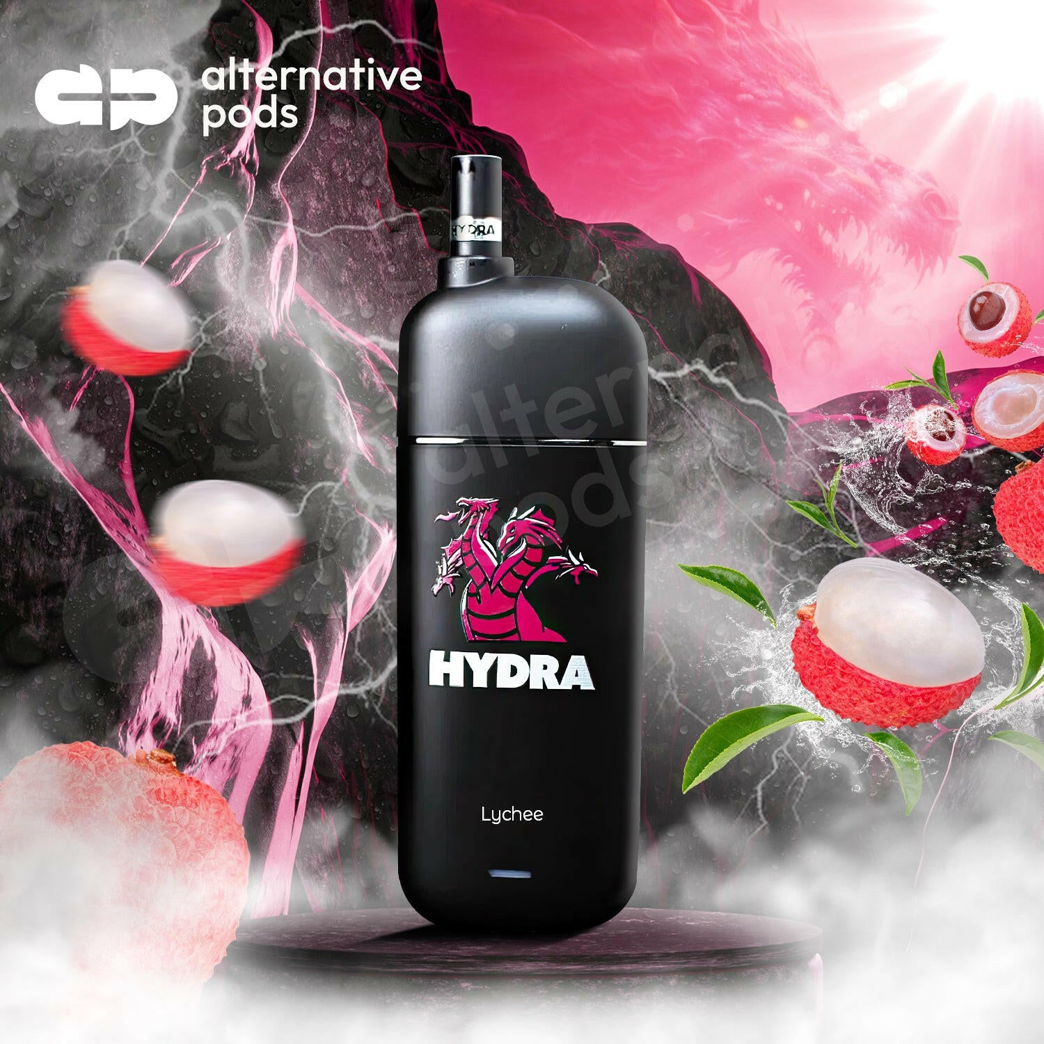Hydra 5000 Puffs Disposable Vape with Filters 3% - Lychee