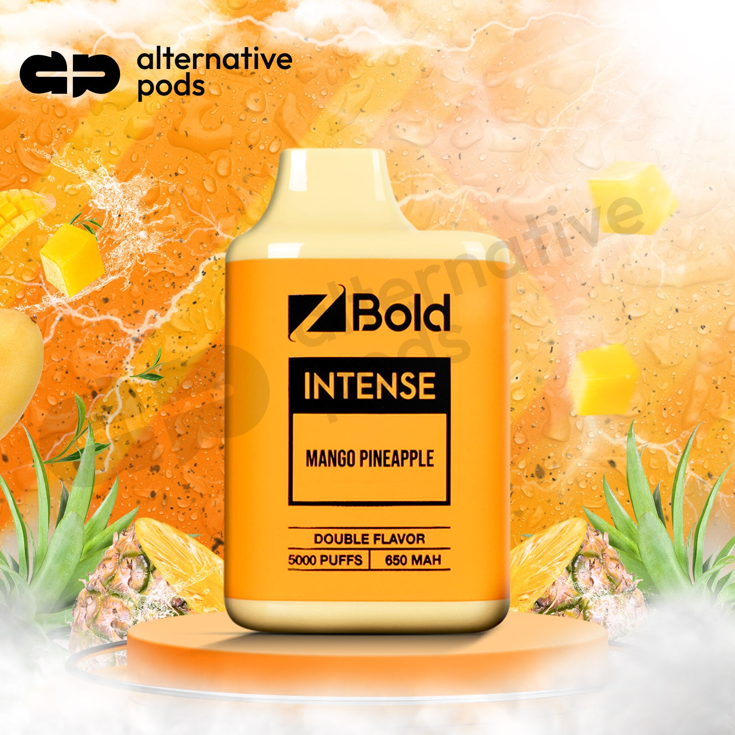 Z Bold Intense 5000 Puff Disposable Vape - Mango Pineapple