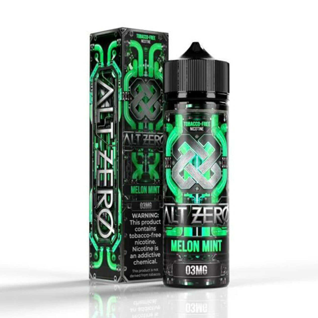 Alt Zero Synthetic Nicotine E-Liquid 60ML Melon Mint 