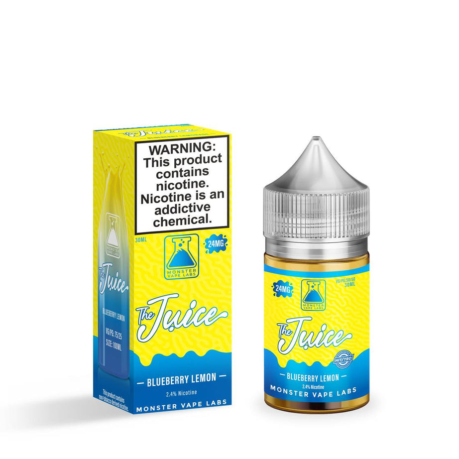 The Juice Synthetic Nicotine Salt E-Liquid 30ML By Monster Vape Labs Blueberry Lemon