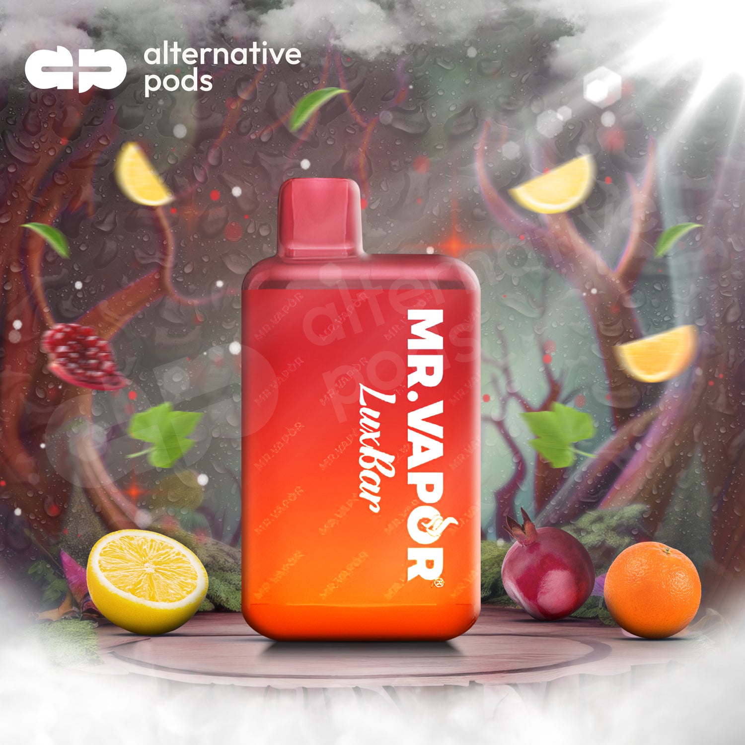 Mr Vapor Luxbar 5% Salt Nic 11ml 5000 Puffs Disposable - Orange Lemonade Pomegranate