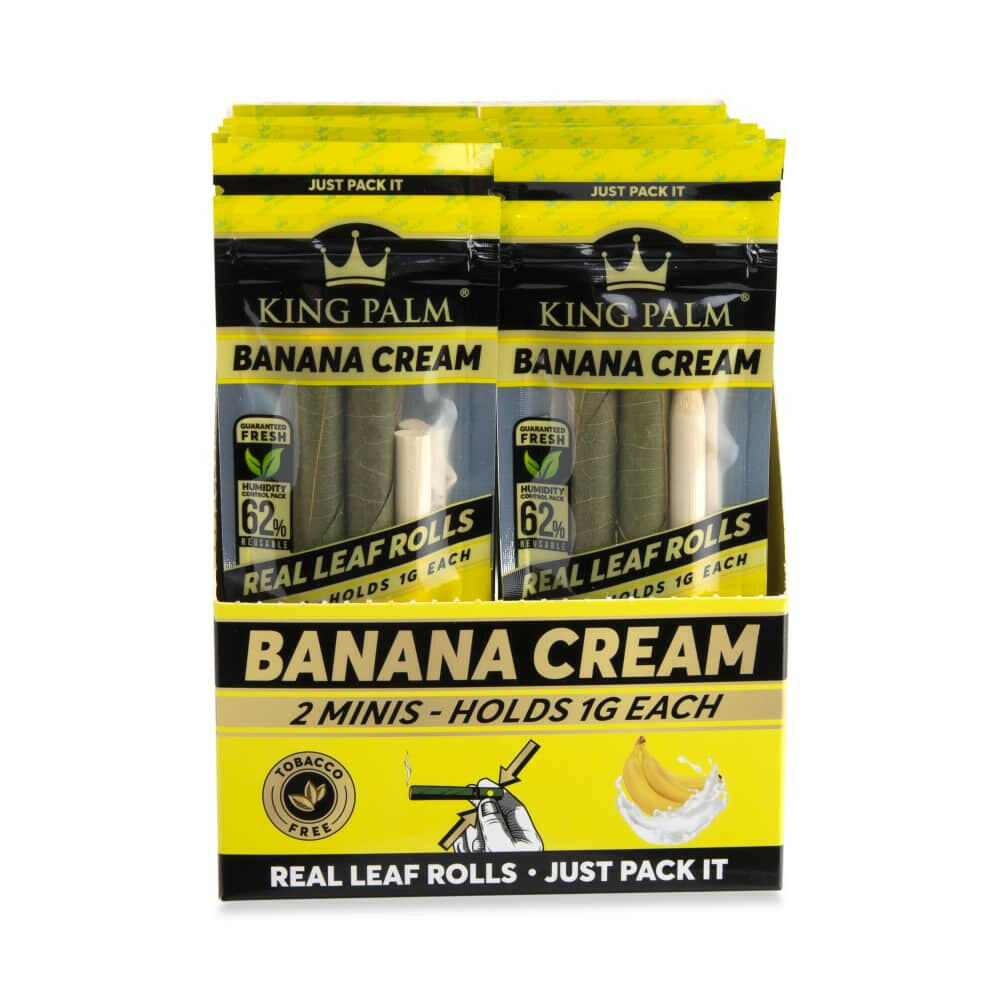 King Palm Cones - Mini - 2pk  Banana Cream 
