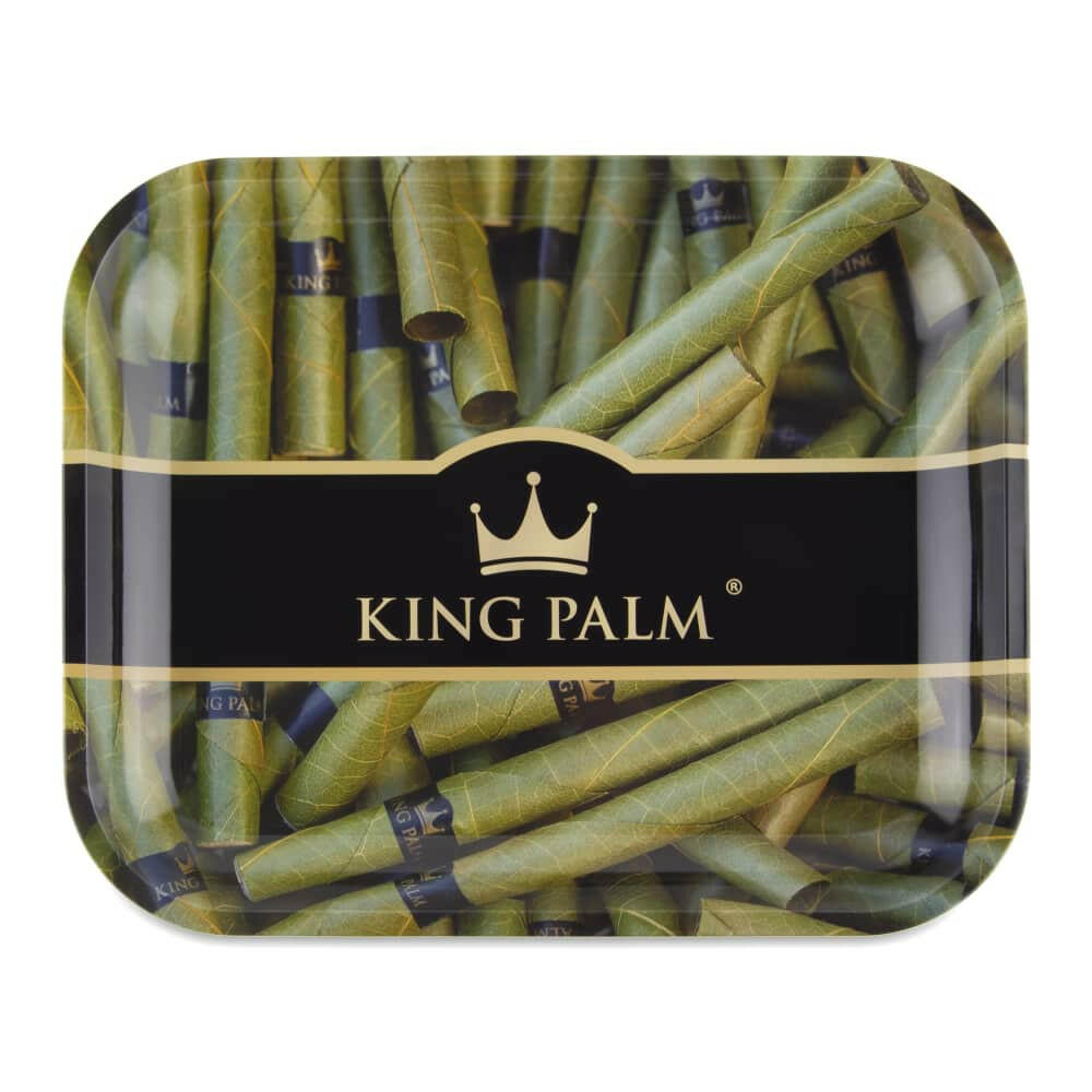King Palm Rolling Tray - Large Royal  