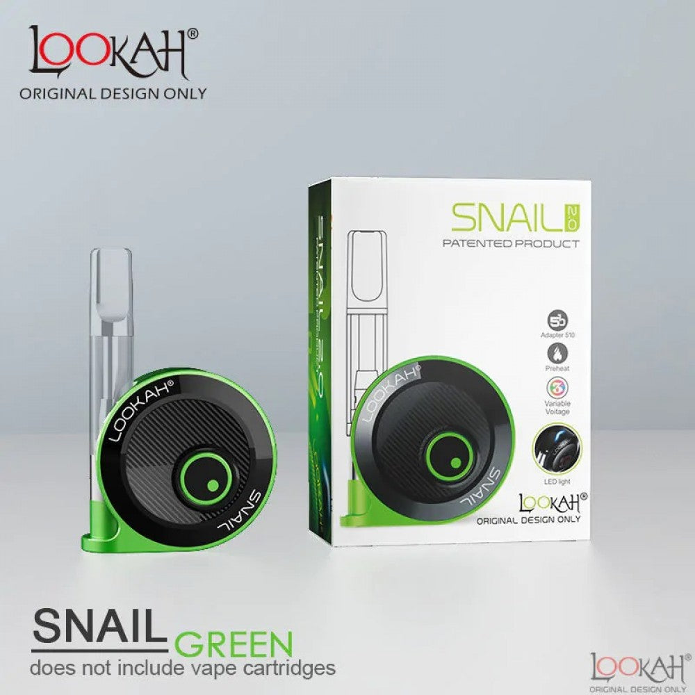 Lookah Snail 2.0 510 Thread Cartridge Battery - Green 