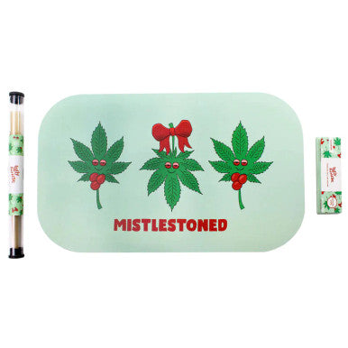 Ugly House Rolling Tray 6 pcs Bundle with Lid, 32 Rolling Papers and 3 Rolling Cones