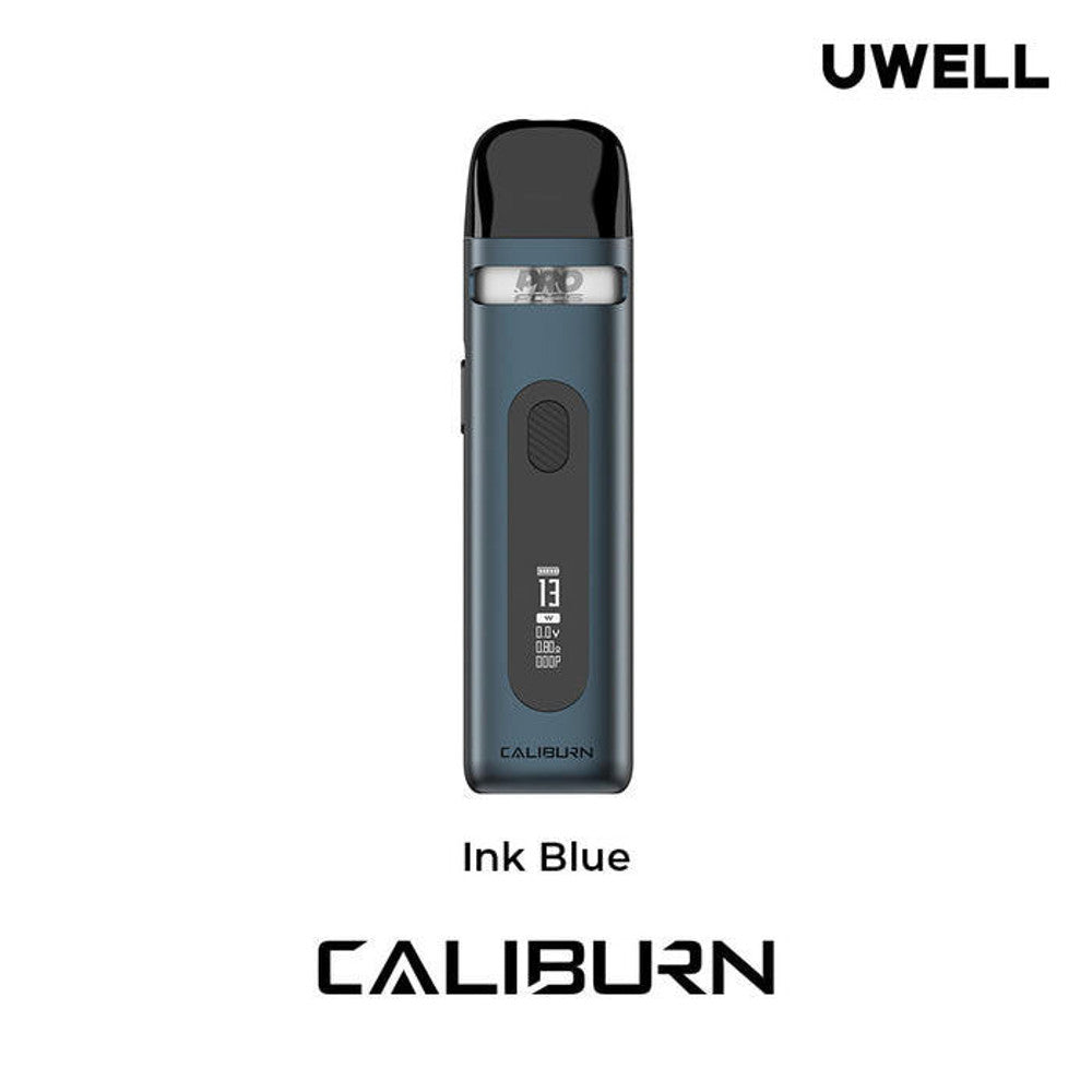 Uwell CALIBURN X 850mAh Pod System Starter Kit With 3ML Refillable Pod Ink Blue 